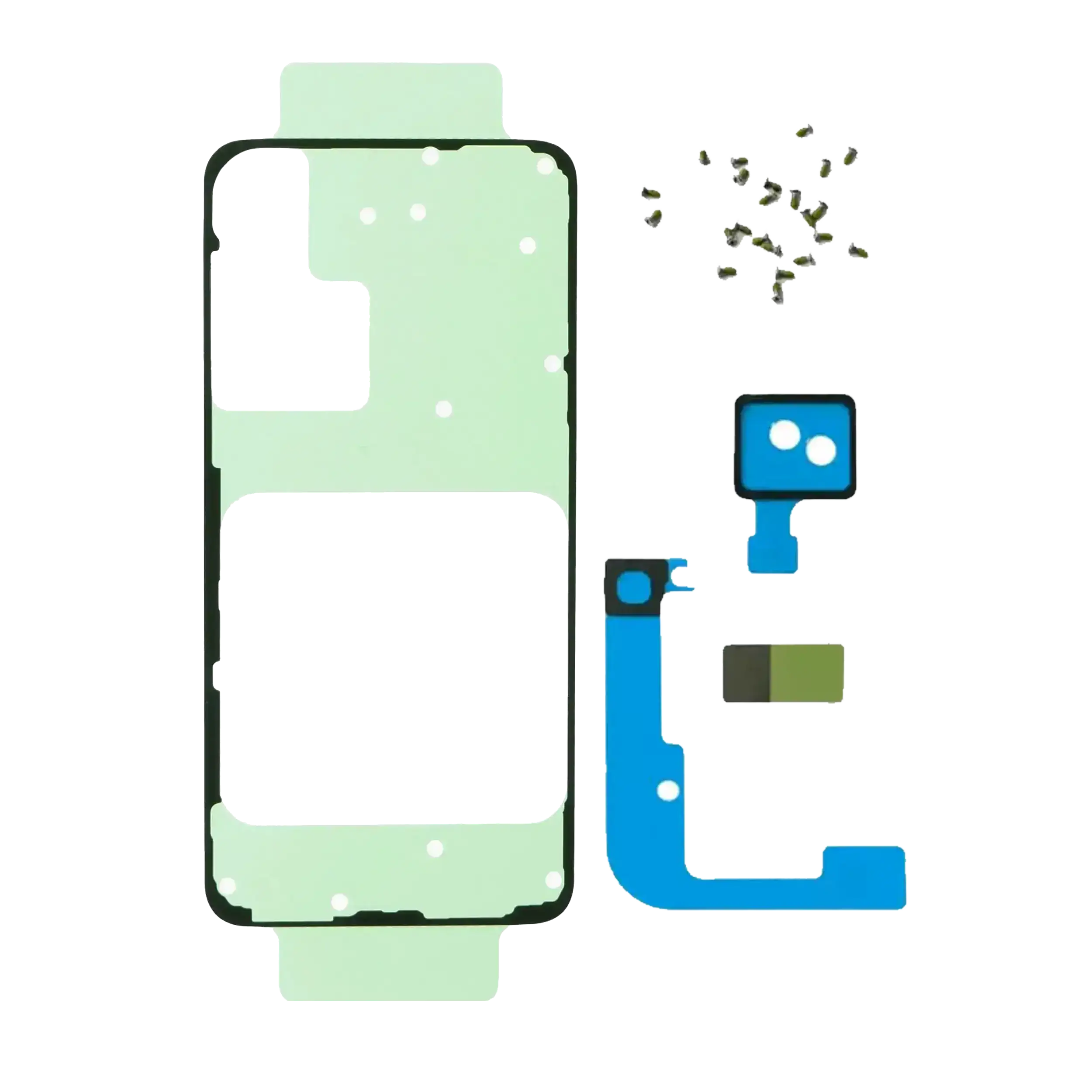 Display Klebefolie mit Re-Work Set für Samsung Galaxy S24 5G (Service Pack) – Bild 4