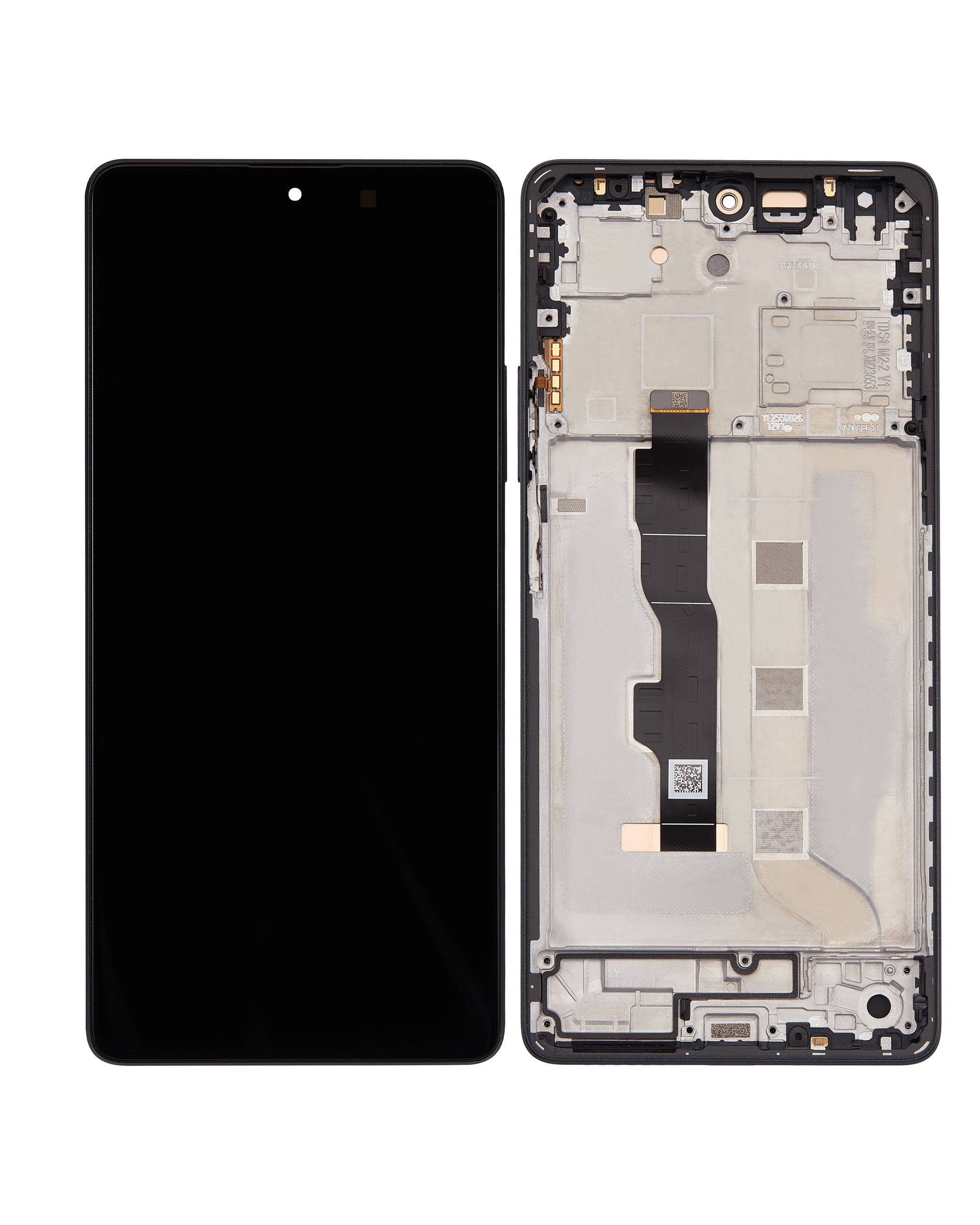 OLED Display mit Rahmen für Xiaomi Redmi Note 13 5G (professionell aufgearbeitet) (Black (Schwarz)) – Bild 3