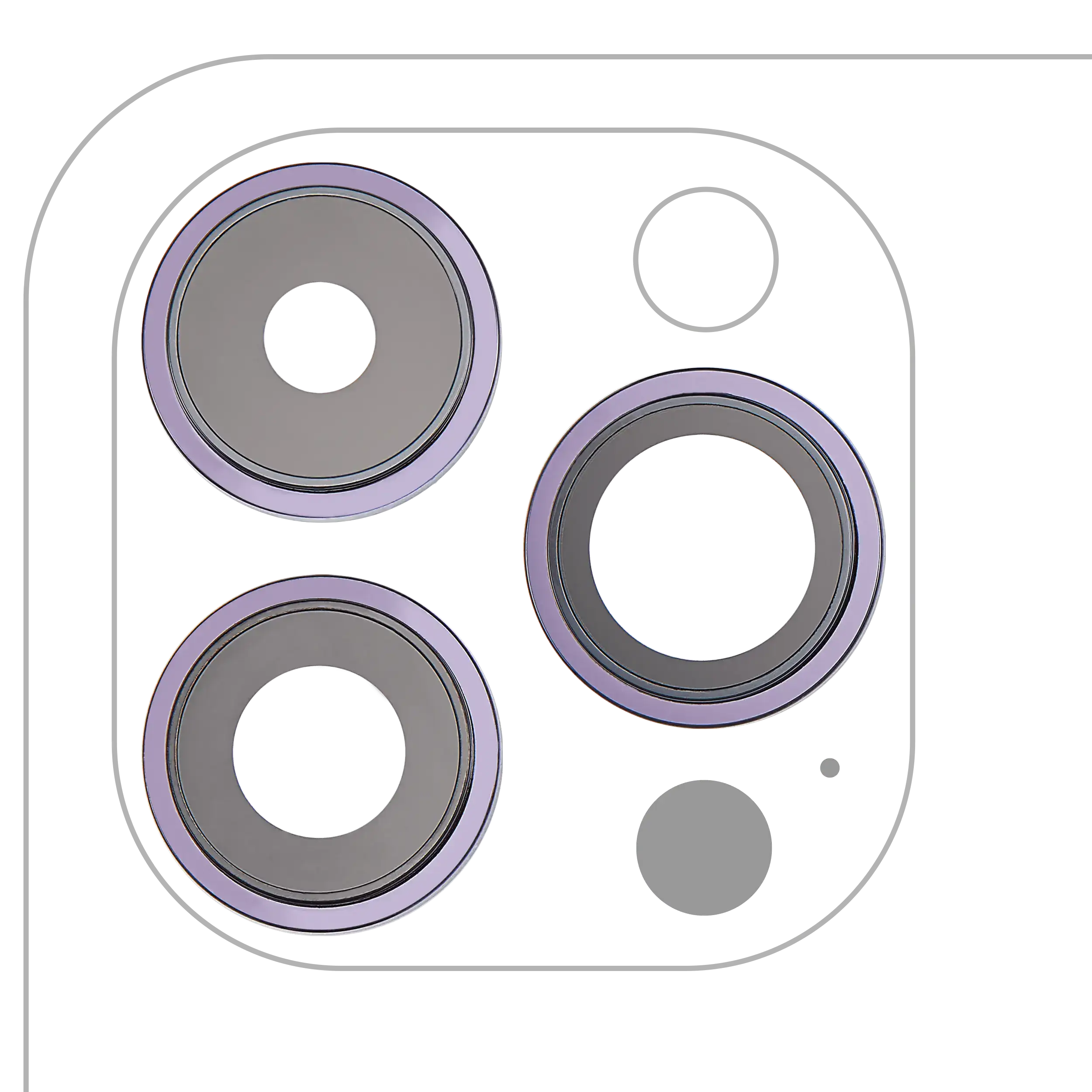 Frontkamera Protective Film für iPhone 14 Pro / 14 Pro Max (2-teiliges Set) (10er-Pack) – Bild 3