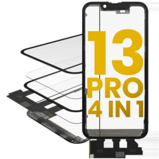 4 in 1 Short Flex (Touchscreen-Digitizer Touch mit Glas + OCA + Rahmen vormontiert) für iPhone 13 Pro (OCA Master)