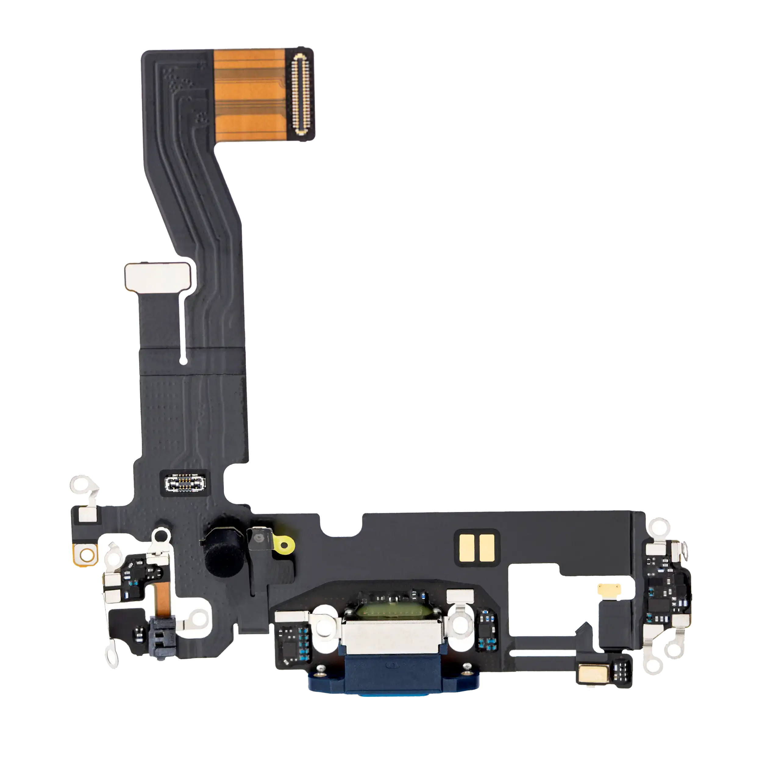 Ladebuchse Flexkabel für iPhone 12 Pro (ausgebautes Originalteil) (Gold) – Bild 2