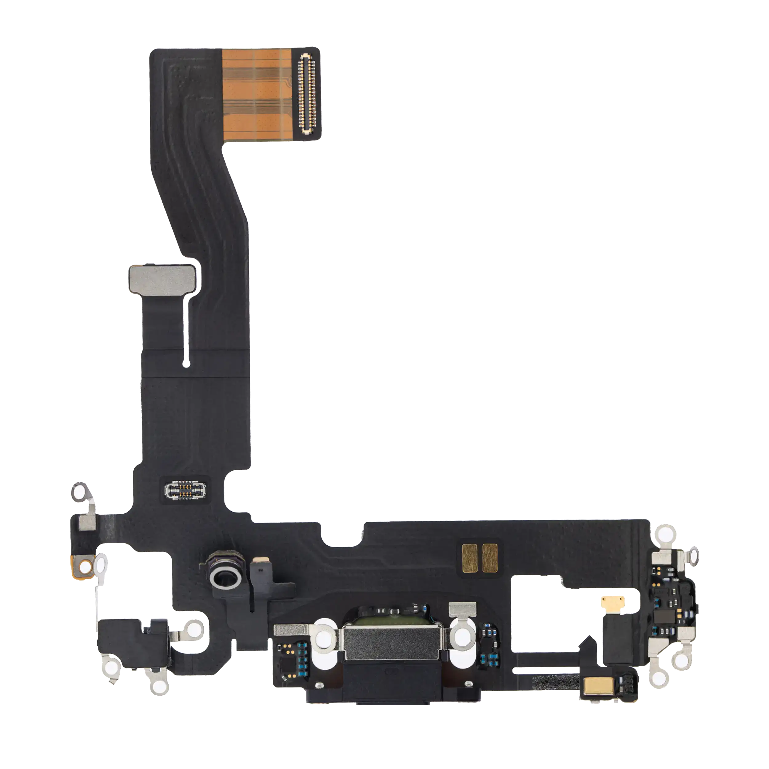 Ladebuchse Flexkabel für iPhone 12 Pro (ausgebautes Originalteil) (Gold) – Bild 3