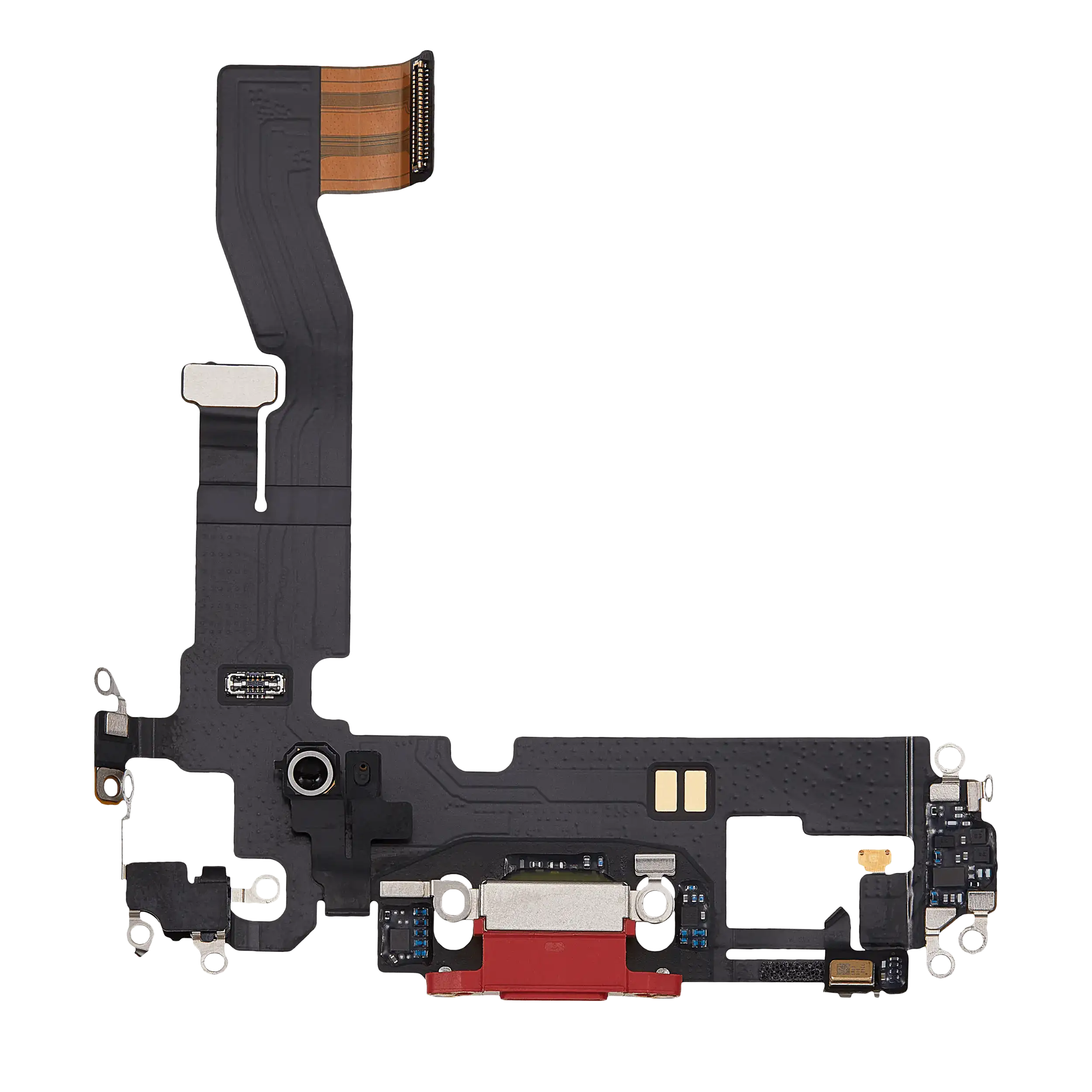 Ladebuchse Flexkabel für iPhone 12 Pro (ausgebautes Originalteil) (Gold) – Bild 4