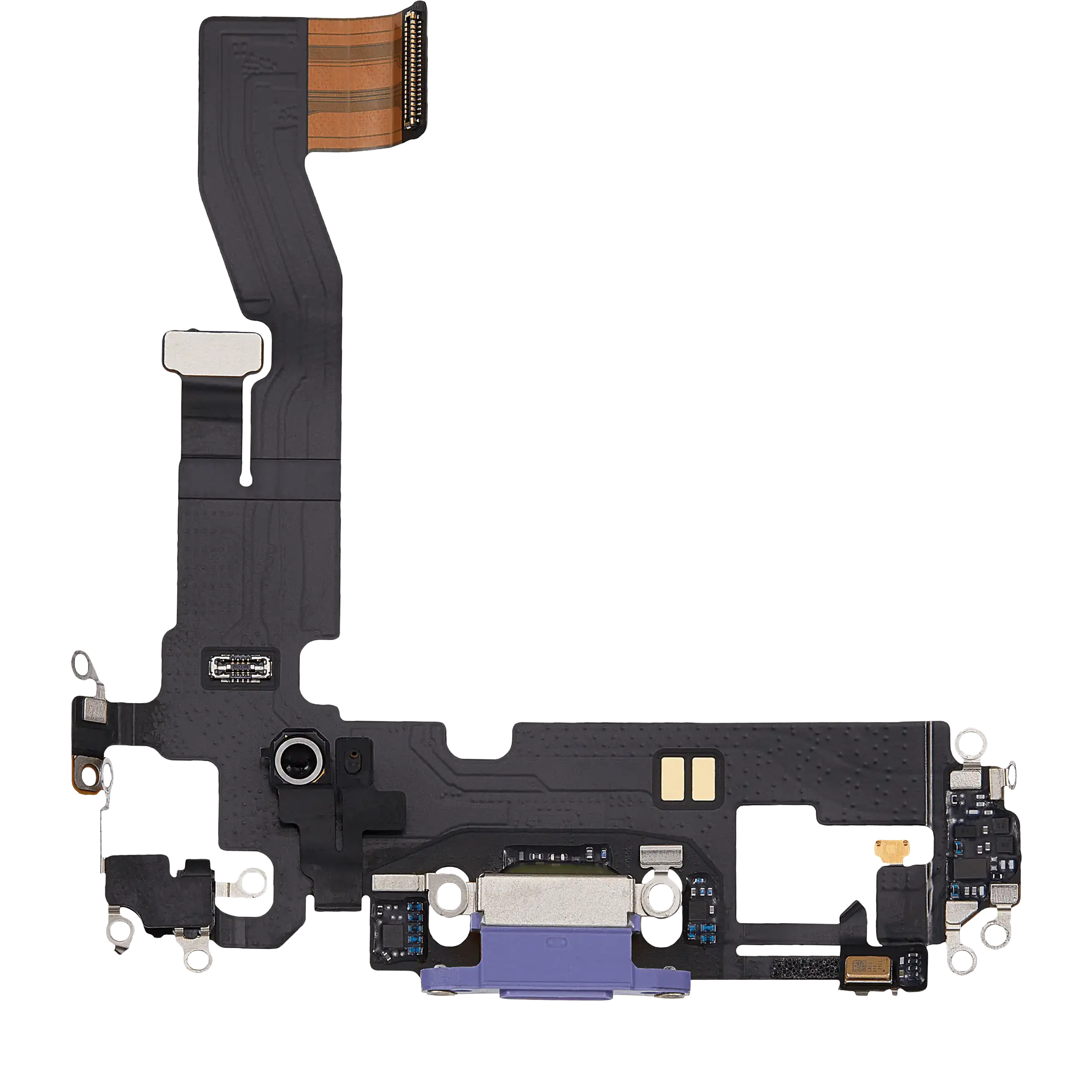 Ladebuchse Flexkabel für iPhone 12 Pro (ausgebautes Originalteil) (Gold) – Bild 5
