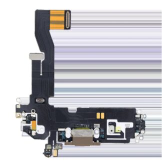 Ladebuchse Flexkabel für iPhone 12 Pro (ausgebautes Originalteil) (Gold)