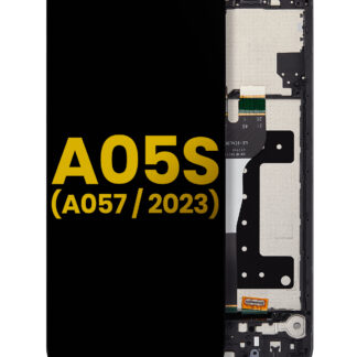 LCD Display mit Rahmen für Samsung Galaxy A05s (A057 / 2023) (professionell aufgearbeitet)