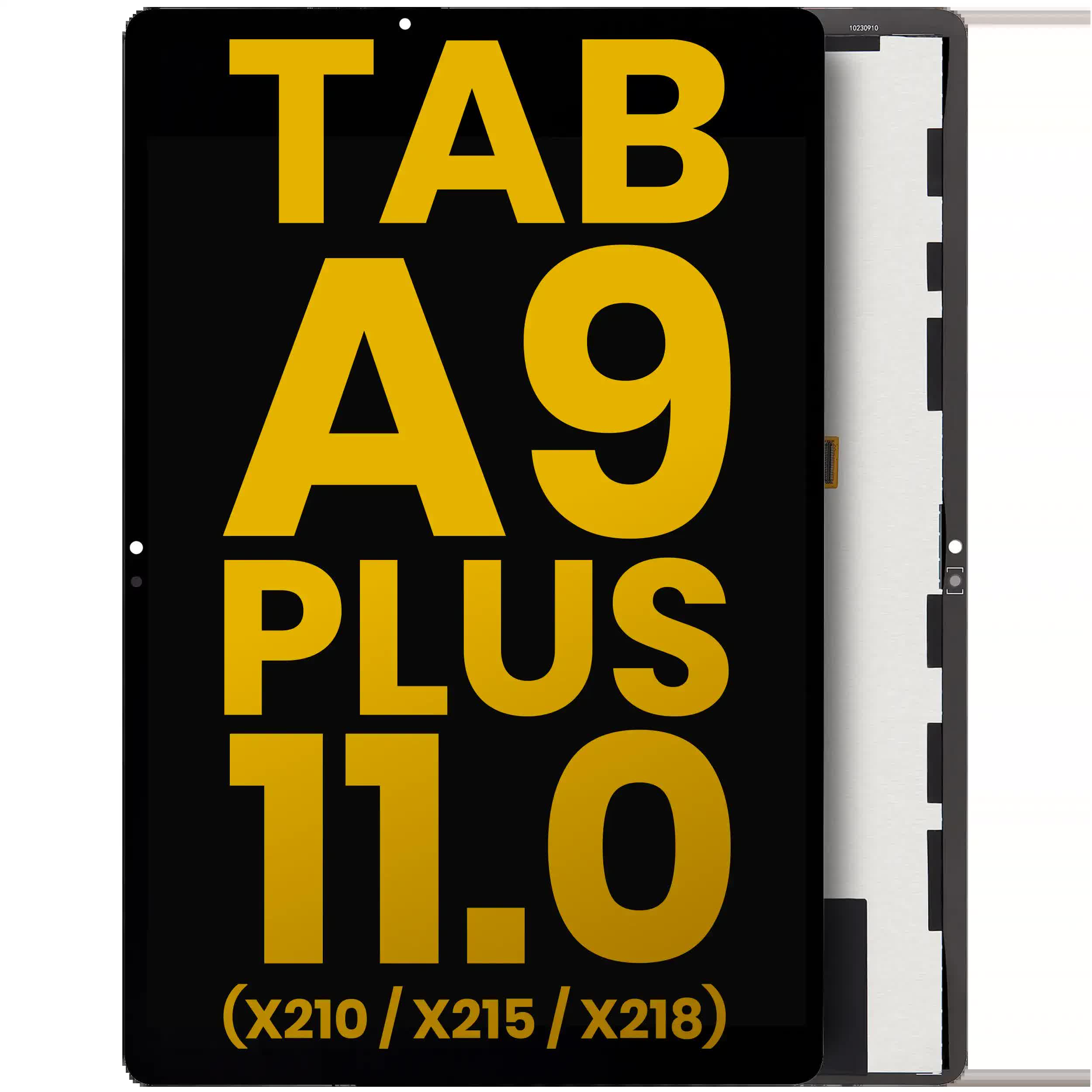 LCD Display ohne Rahmen für Samsung Galaxy Tab A9 Plus 11.0" (X210 / X215 / X218) (2023) (professionell aufgearbeitet) (Black (Schwarz))