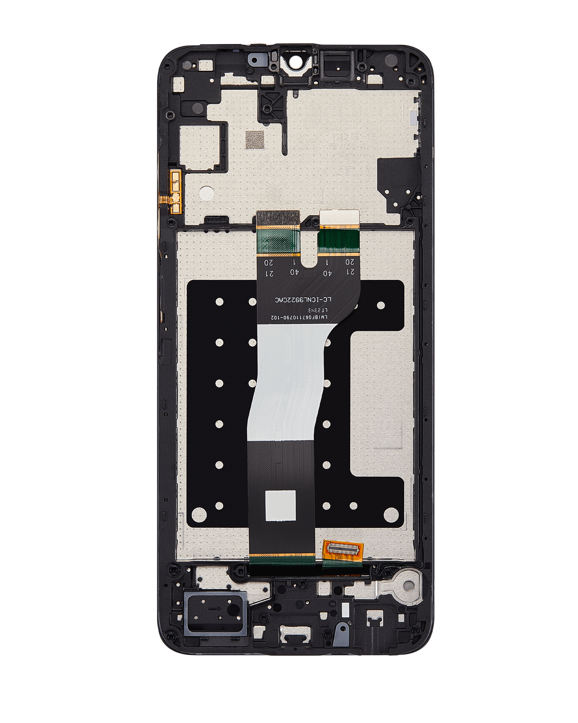 LCD Display mit Rahmen für Samsung Galaxy A05s (A057 / 2023) (Service Pack) (Black (Schwarz)) – Bild 4