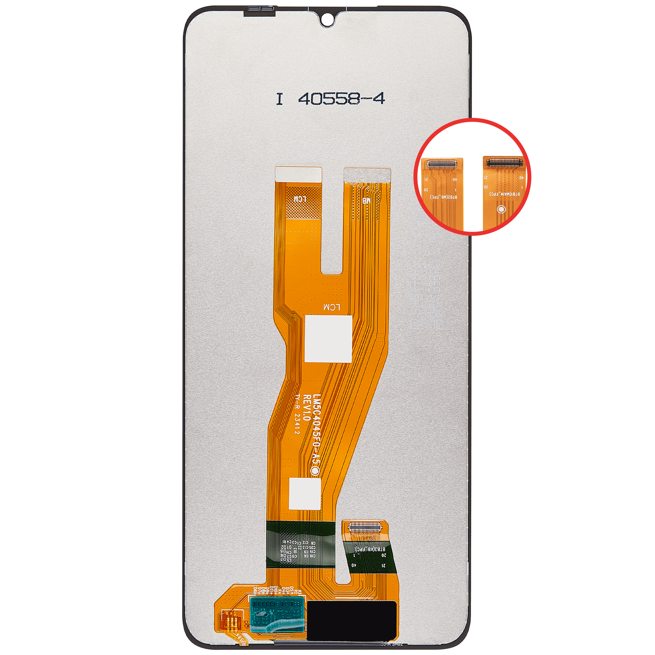 LCD Display ohne Rahmen für Samsung Galaxy A05 (A055 / 2023) (professionell aufgearbeitet) – Bild 4