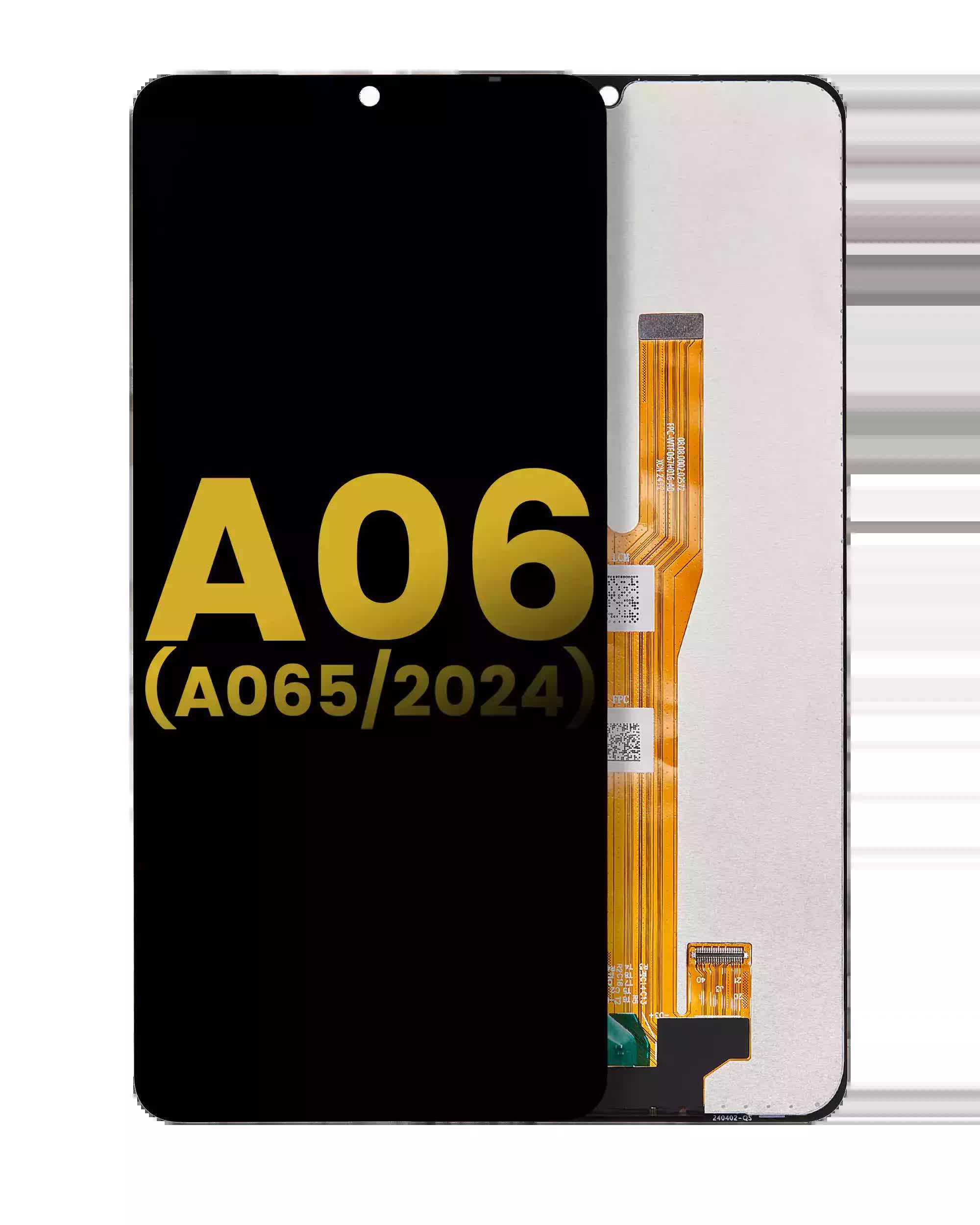 LCD Display ohne Rahmen für Samsung Galaxy A06 (A065 / 2024) (professionell aufgearbeitet)