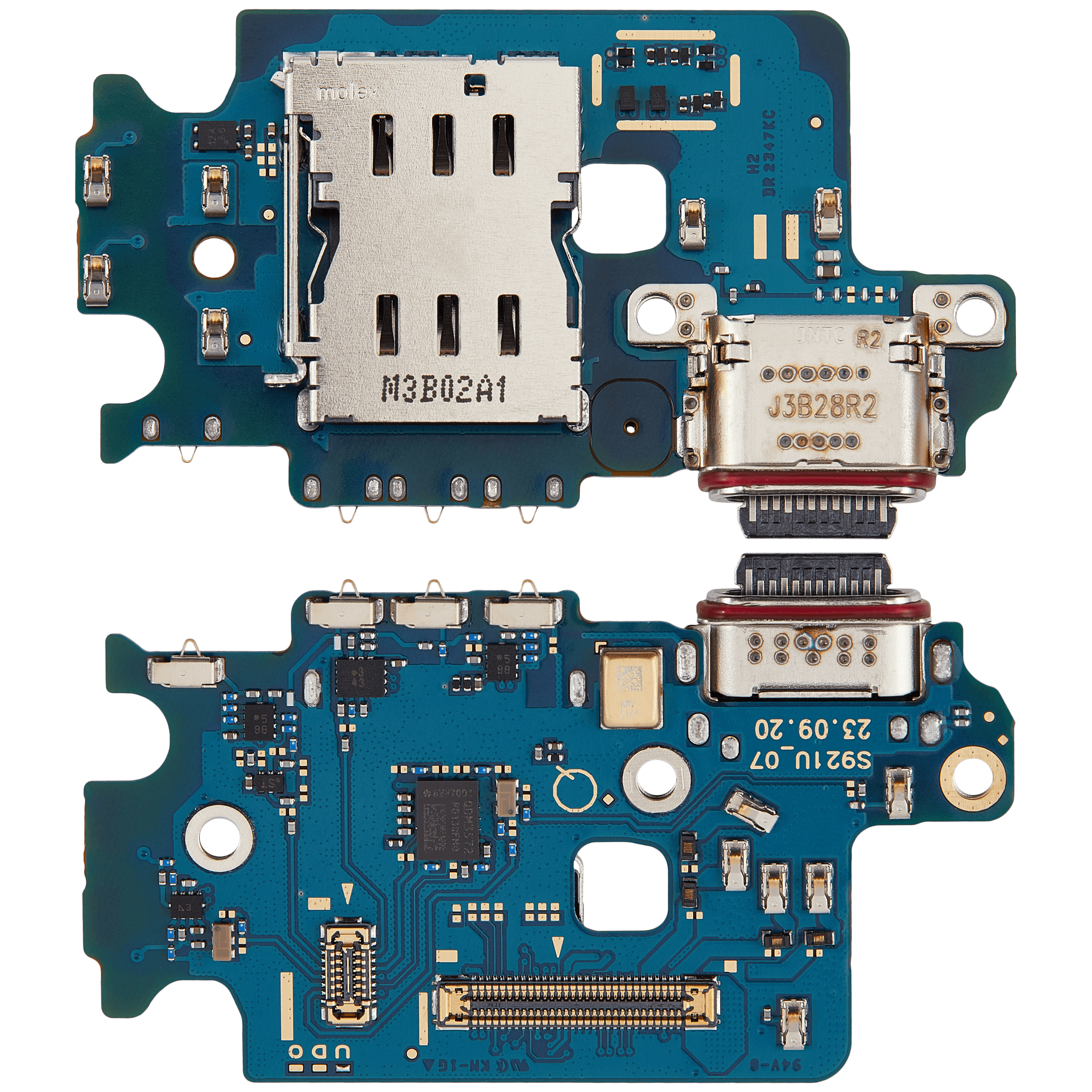 Ladebuchse mit SIM-Kartenleser für Samsung Galaxy S24 5G (S921U) (US-Version) (Premium) – Bild 2
