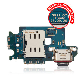 Ladebuchse mit SIM-Kartenleser für Samsung Galaxy S24 5G (S921B) (International Version) (Premium)