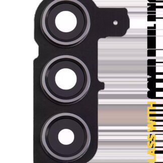 Rückkamera-Glas mit Abdeckung Blendenring für Samsung Galaxy S24 5G (Onyx Black)