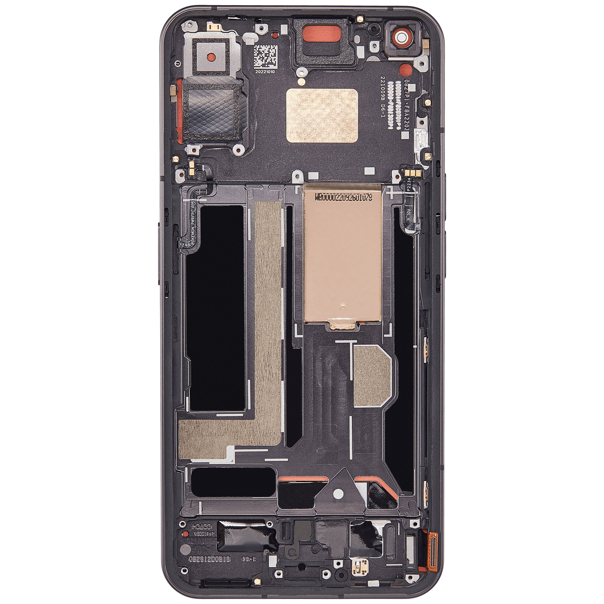 OLED Display mit Rahmen für Nothing Phone 1 (professionell aufgearbeitet) (Black (Schwarz)) – Bild 4