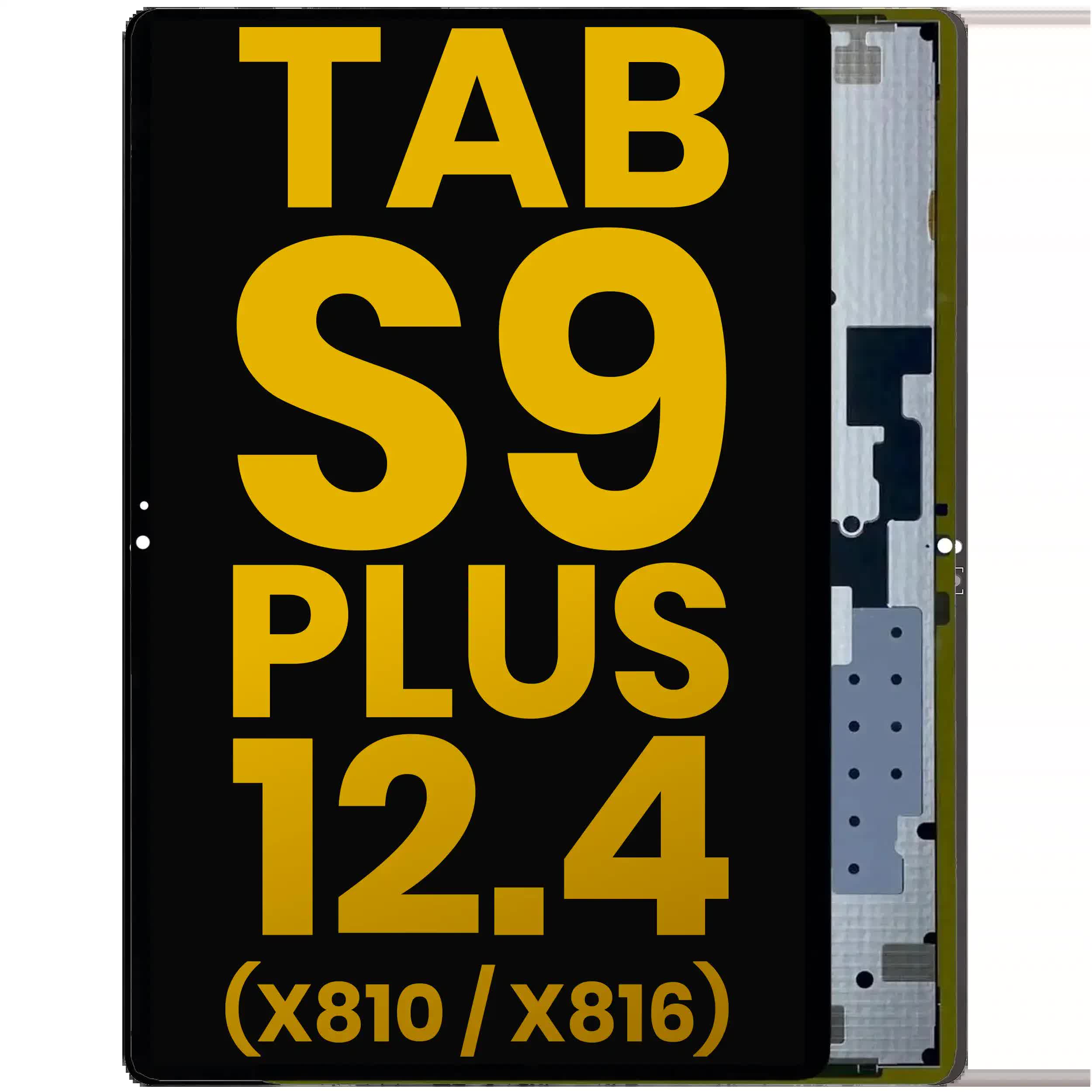OLED Display ohne Rahmen für Samsung Galaxy Tab S9 Plus 12.4" (X810 / X816 ) (2023) (professionell aufgearbeitet)