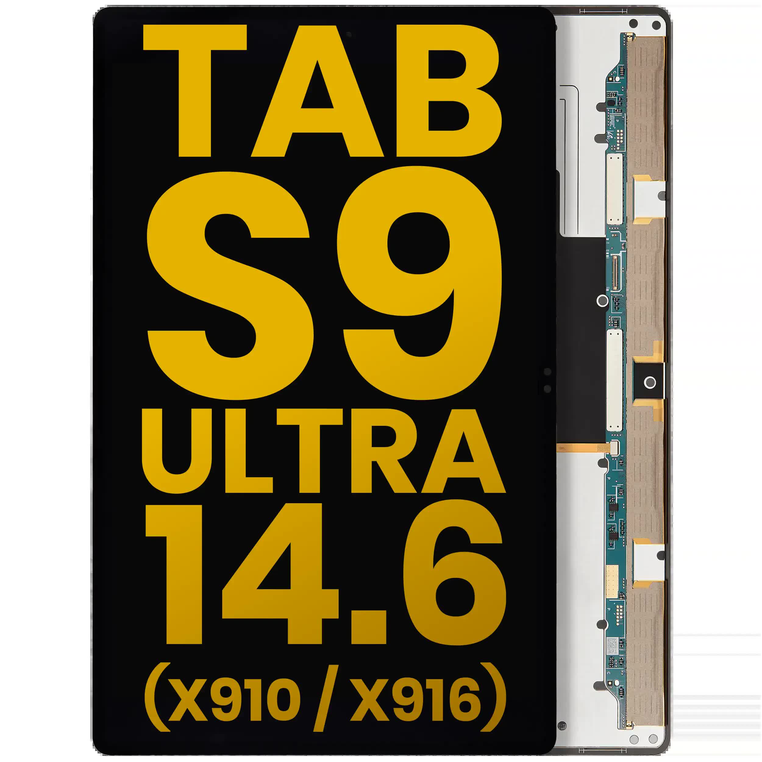 OLED Display ohne Rahmen für Samsung Galaxy Tab S9 Ultra 14.6" (X910 / X916) (2023) (professionell aufgearbeitet)