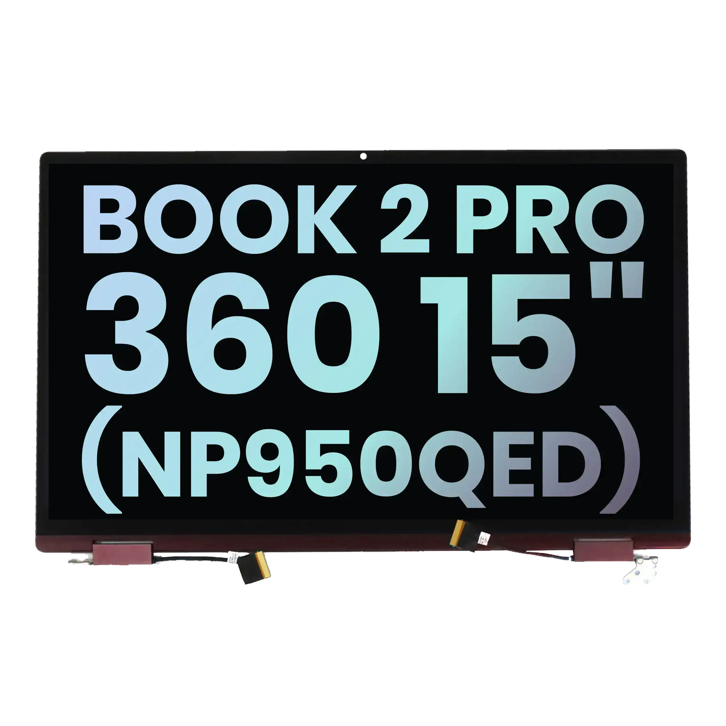 komplette LCD-Displayeinheit für Samsung Galaxy Book 2 Pro (360) 15" (NP950QED) (Service Pack) (Silver (Silber)) – Bild 3