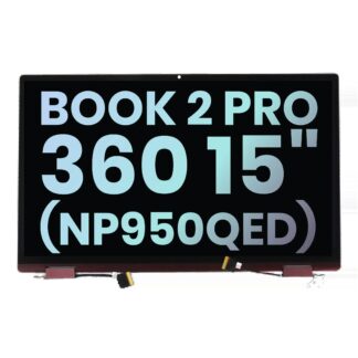LCD-Displayeinheit für Samsung Galaxy Book 2 Pro (360) 15" (NP950QED) (Service Pack) (Subins dark Red)