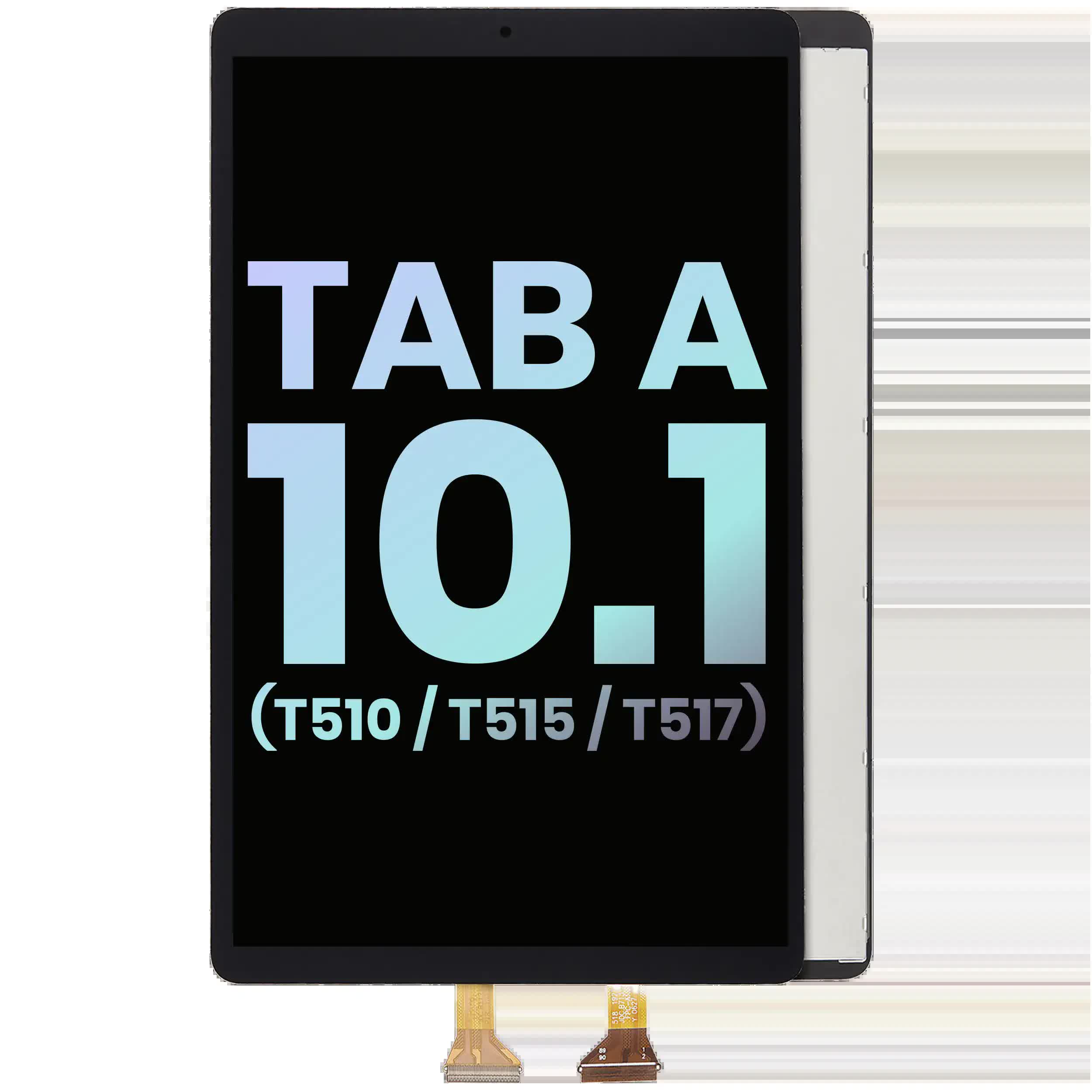 LCD Display ohne Rahmen für Samsung Galaxy Tab A 10.1" (T510 / T515 / T517) (2019) (Service Pack) (Black (Schwarz))