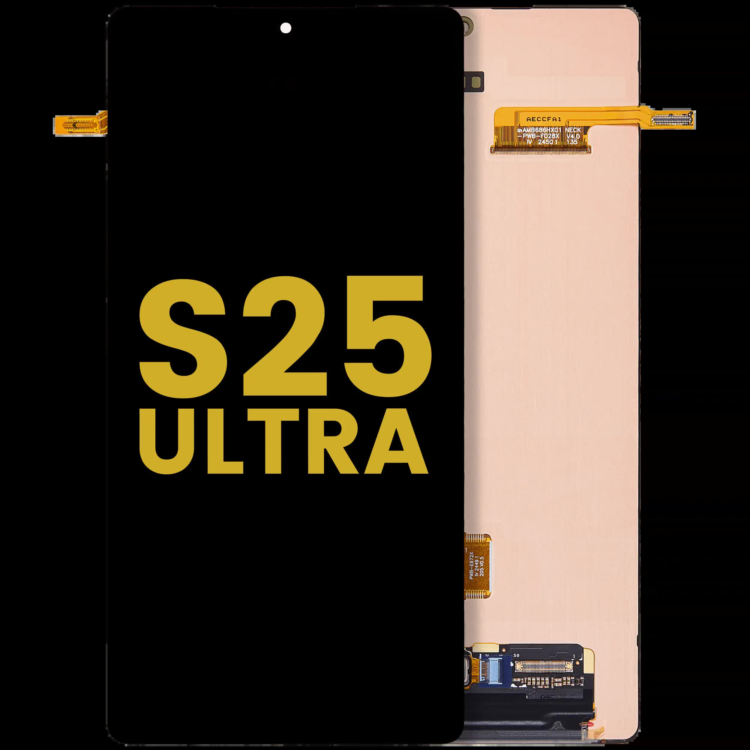 OLED Display ohne Rahmen für Samsung Galaxy S25 Ultra 5G (professionell aufgearbeitet)