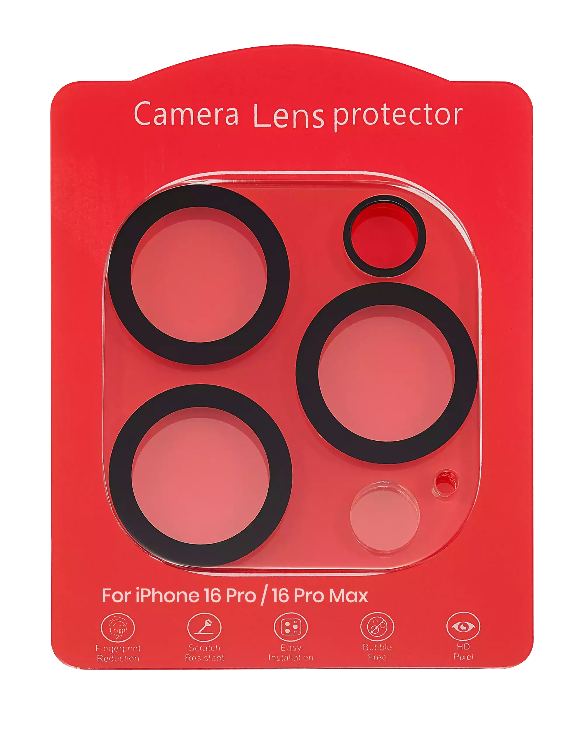 Casper Kameraglas Protector für iPhone 16 Pro / 16 Pro Max (Crystal Full Abdeckung) – Bild 2