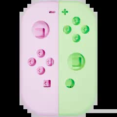 Gehäuseschale für Nintendo Switch Joy Con Controller (Purple / Green)