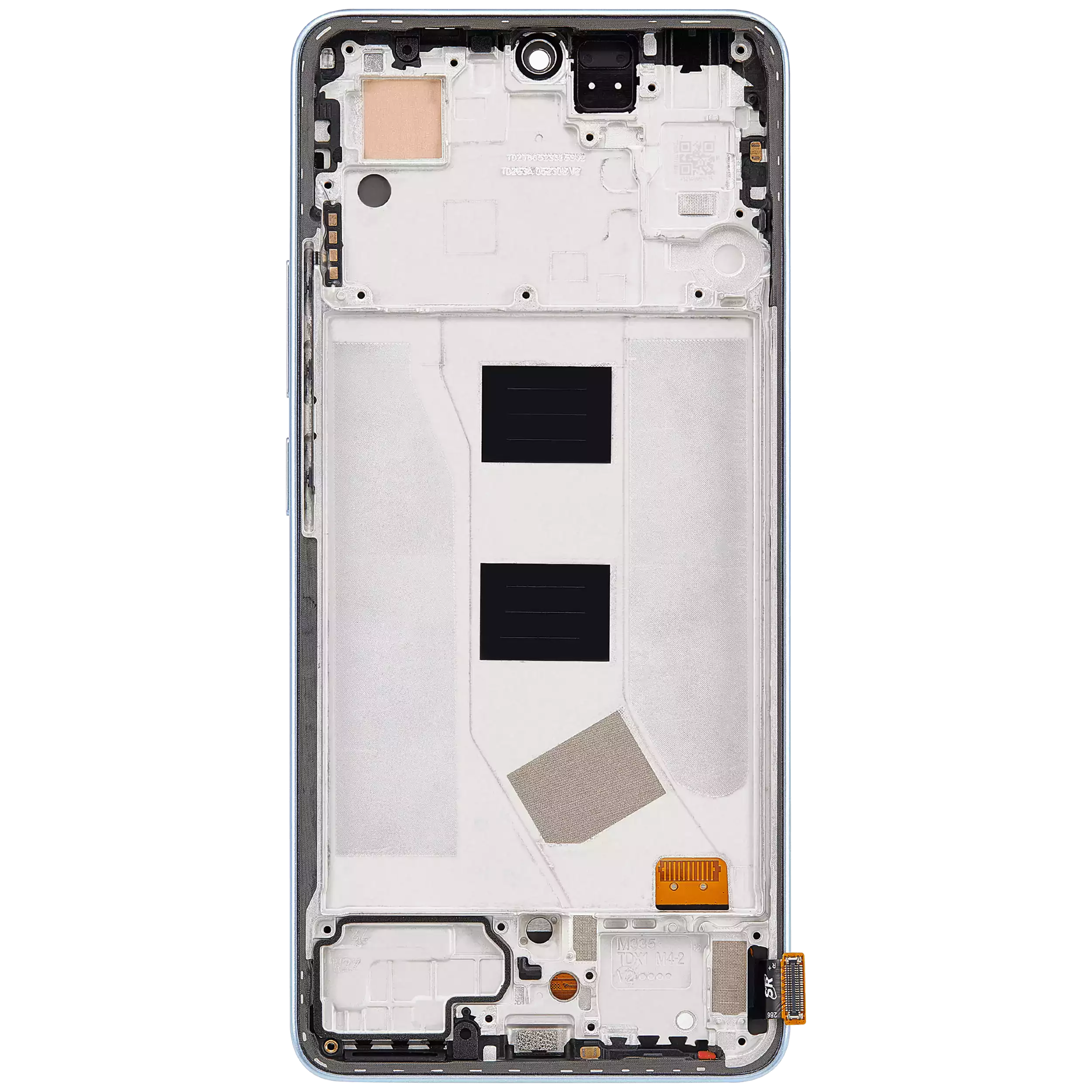 LCD Display mit Rahmen für Xiaomi Redmi Note 13 4G (Aftermarket: Incell) (Ice Blue) – Bild 4