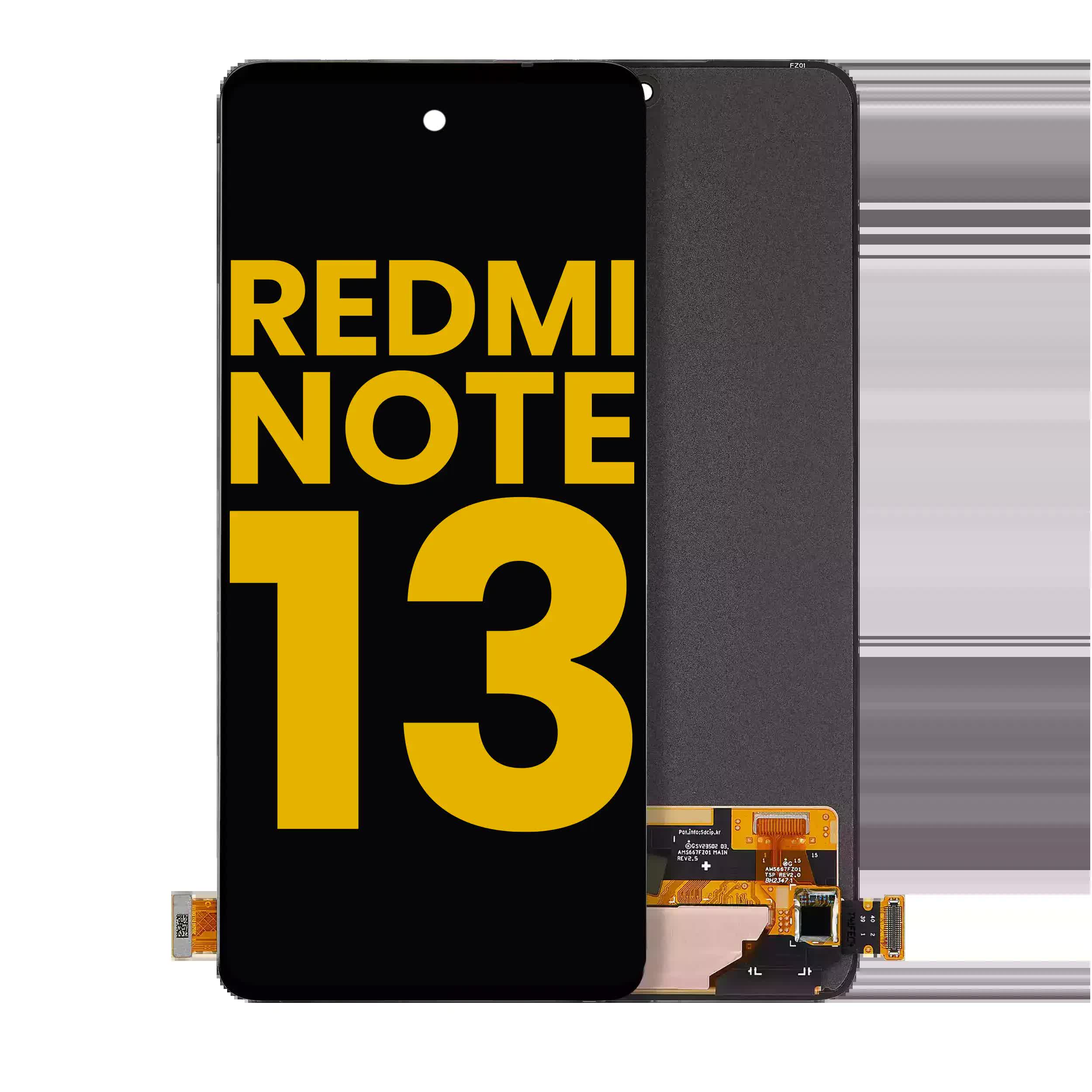 OLED Display ohne Rahmen für Xiaomi Redmi Note 13 4G (professionell aufgearbeitet)
