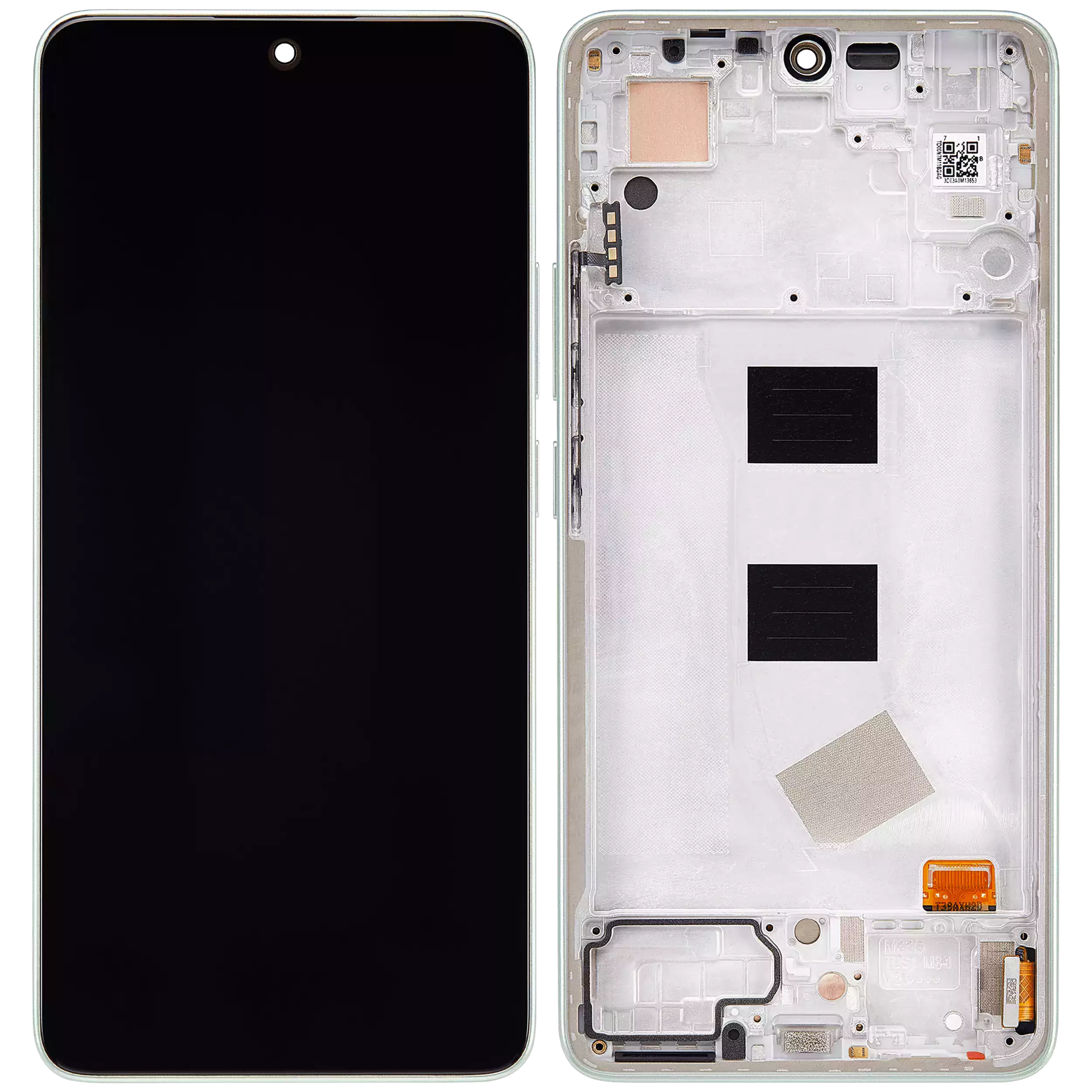 OLED Display mit Rahmen für Xiaomi Redmi Note 13 4G (professionell aufgearbeitet) (Mint Green) – Bild 2