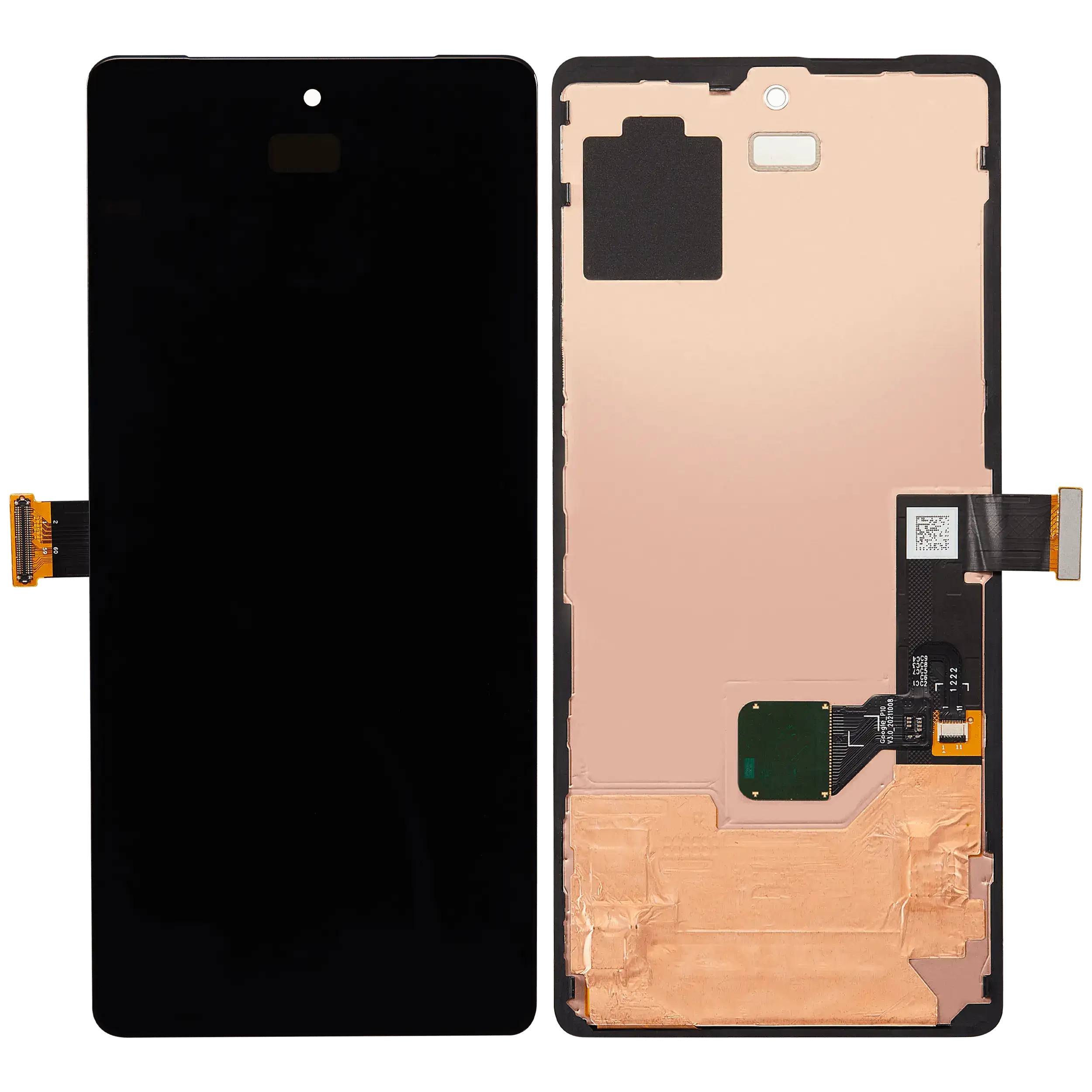 OLED Display mit Rahmen (mit Fingerprint Sensor) für Google Pixel 7 (professionell aufgearbeitet) – Bild 2