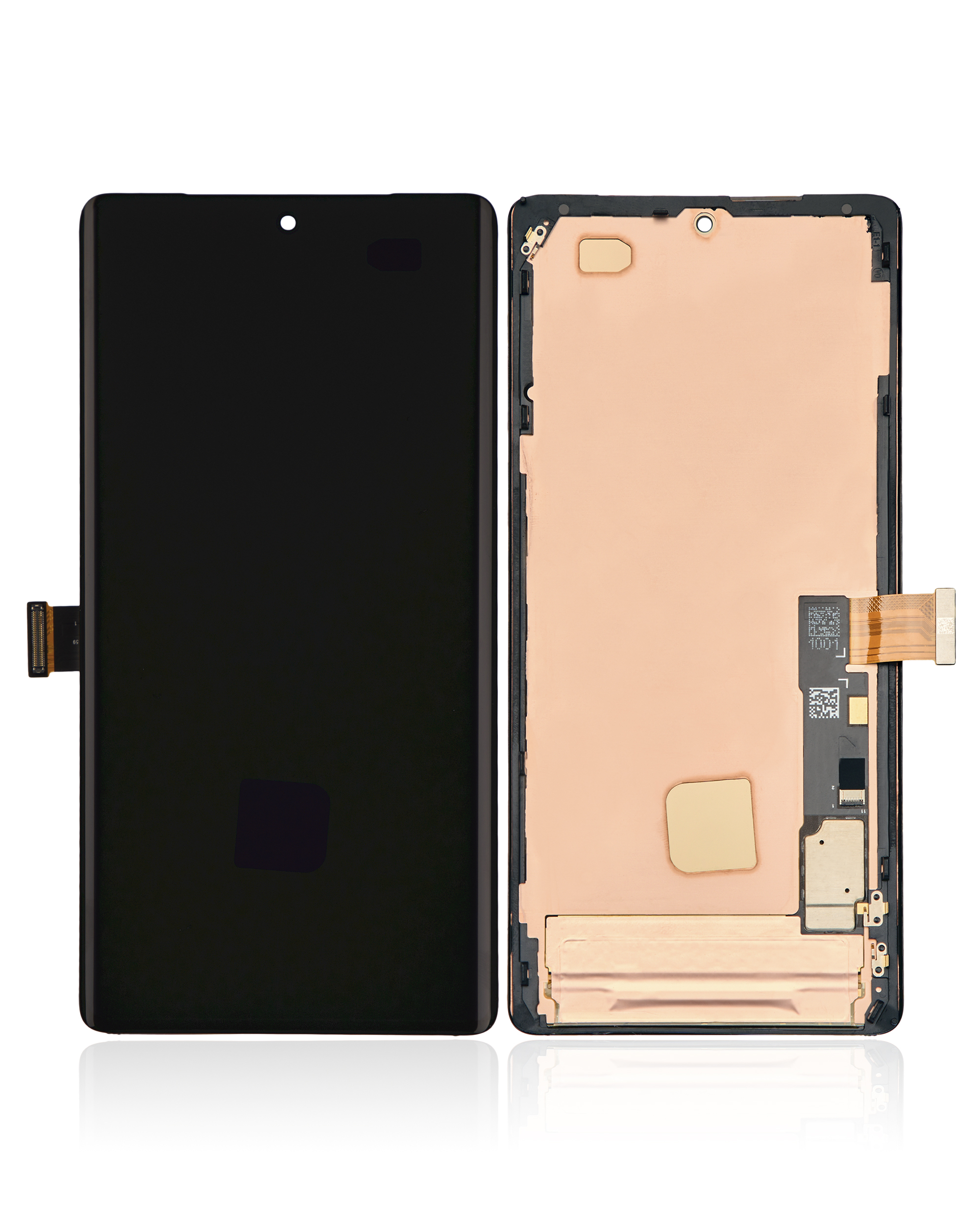 OLED Display mit Rahmen (ohne Fingerprint Sensor) für Google Pixel 7 Pro (professionell aufgearbeitet) – Bild 2