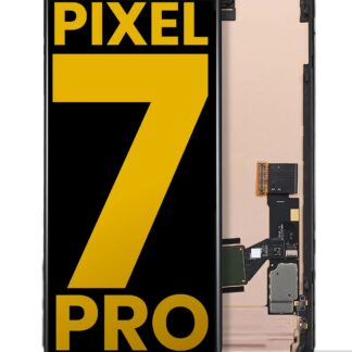 OLED Display mit Rahmen (mit Fingerprint Sensor) für Google Pixel 7 Pro (professionell aufgearbeitet)