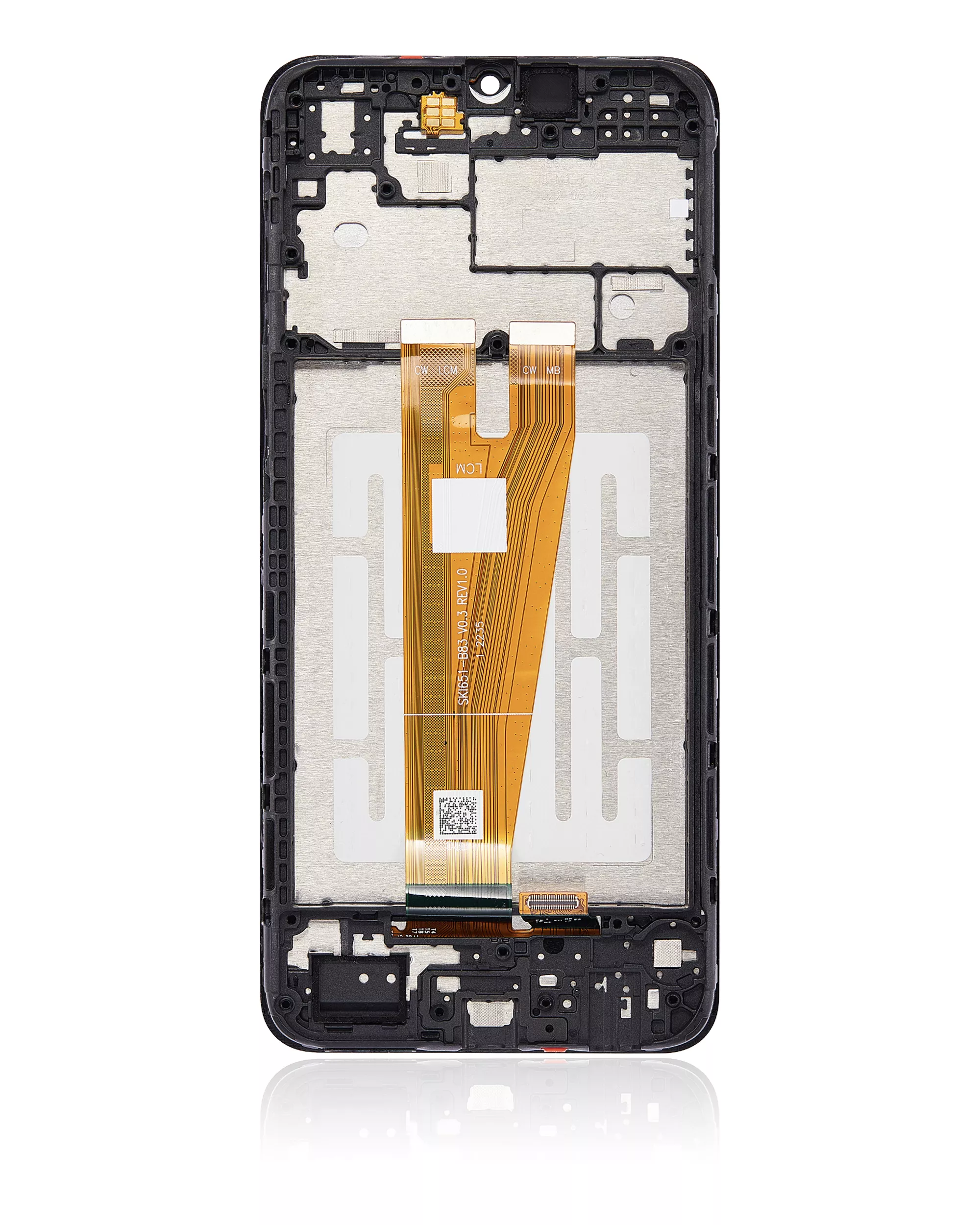 LCD Display mit Rahmen für Samsung Galaxy A04 (A045 / 2022) (professionell aufgearbeitet) – Bild 4