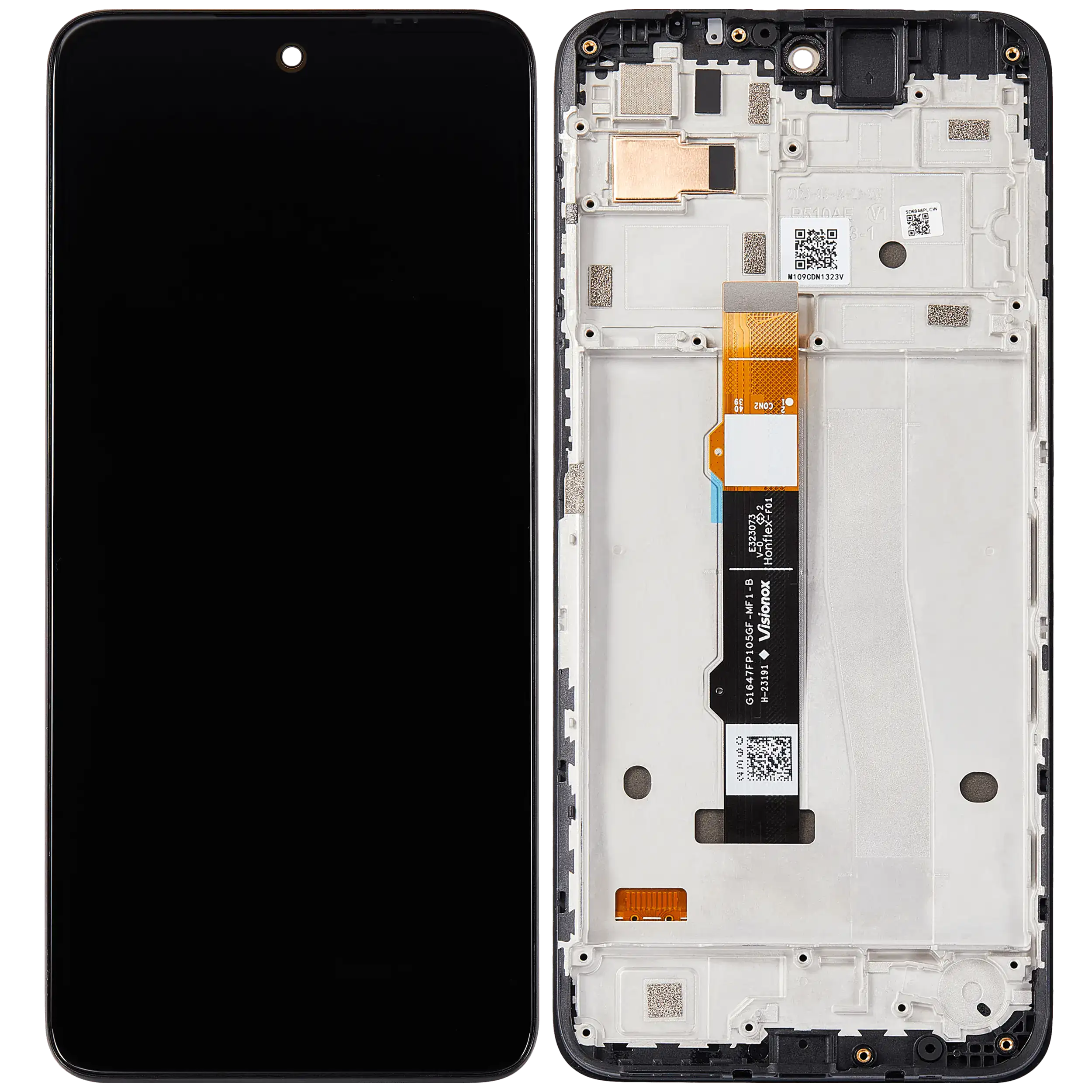 OLED Display mit Rahmen für Motorola Moto G42 (XT2233 / 2022) (professionell aufgearbeitet) – Bild 2