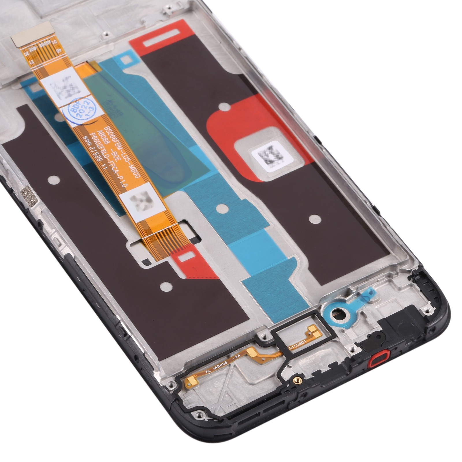 LCD Display mit Rahmen für Realme Narzo 50 / Realme 8i (professionell aufgearbeitet) – Bild 3