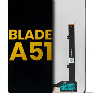 LCD Display ohne Rahmen für ZTE Blade A51 (professionell aufgearbeitet) (Black (Schwarz))