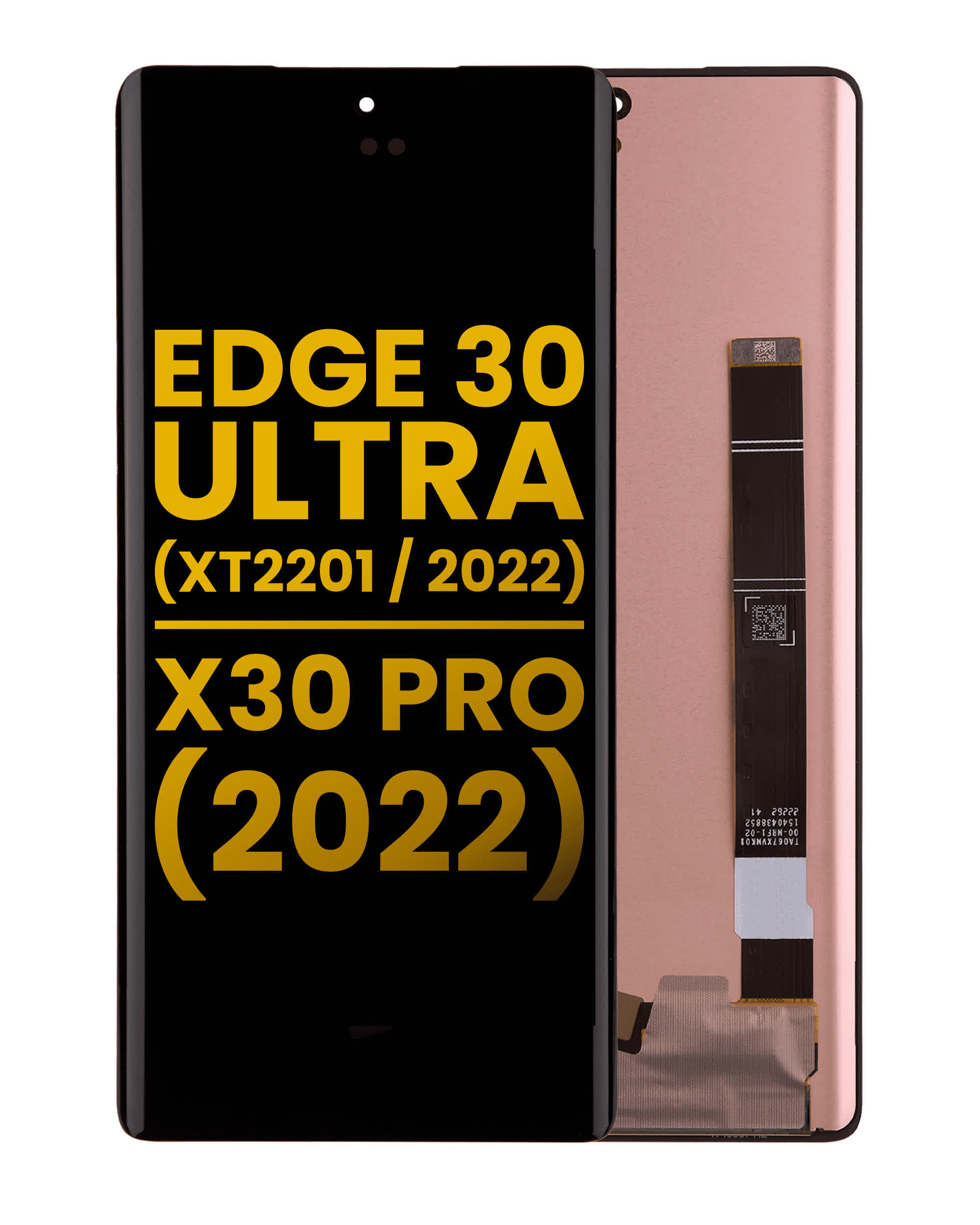 OLED Display ohne Rahmen für Motorola Edge 30 Ultra (XT2201 / 2022) / Motorola Moto X30 Pro (2022) (professionell aufgearbeitet)