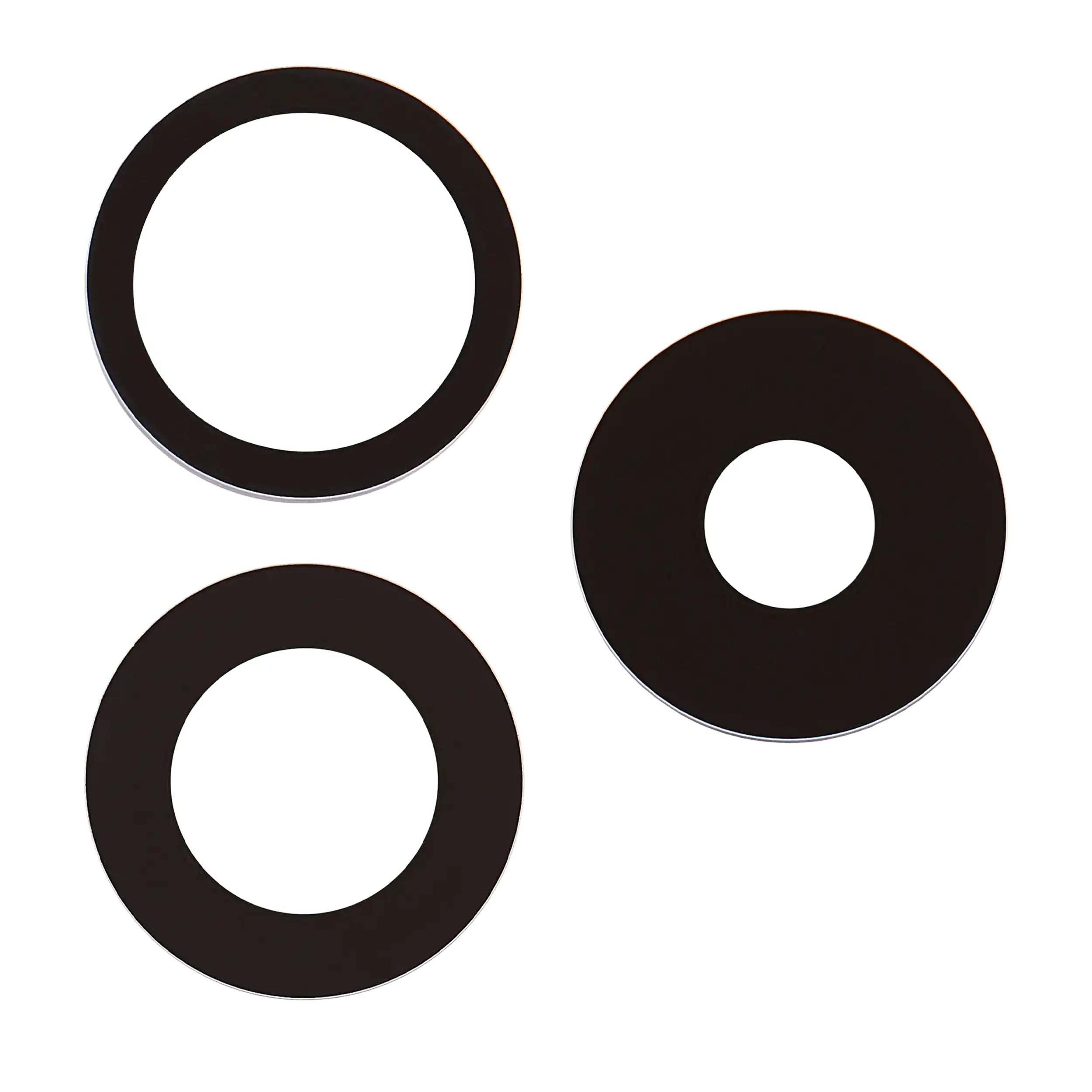 Rückkamera-Glas (nur Glas) mit Klebefolie für iPhone 15 Pro (3-teiliges Set) (Real Sapphire) (Premium) (10er-Pack) – Bild 3