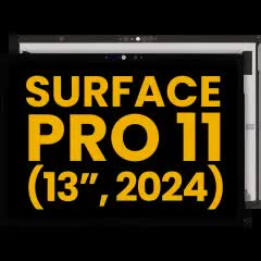 OLED Display mit Touchscreen-Digitizer für Microsoft Surface Pro 11" (professionell aufgearbeitet) (OLED Version) (Black (Schwarz))