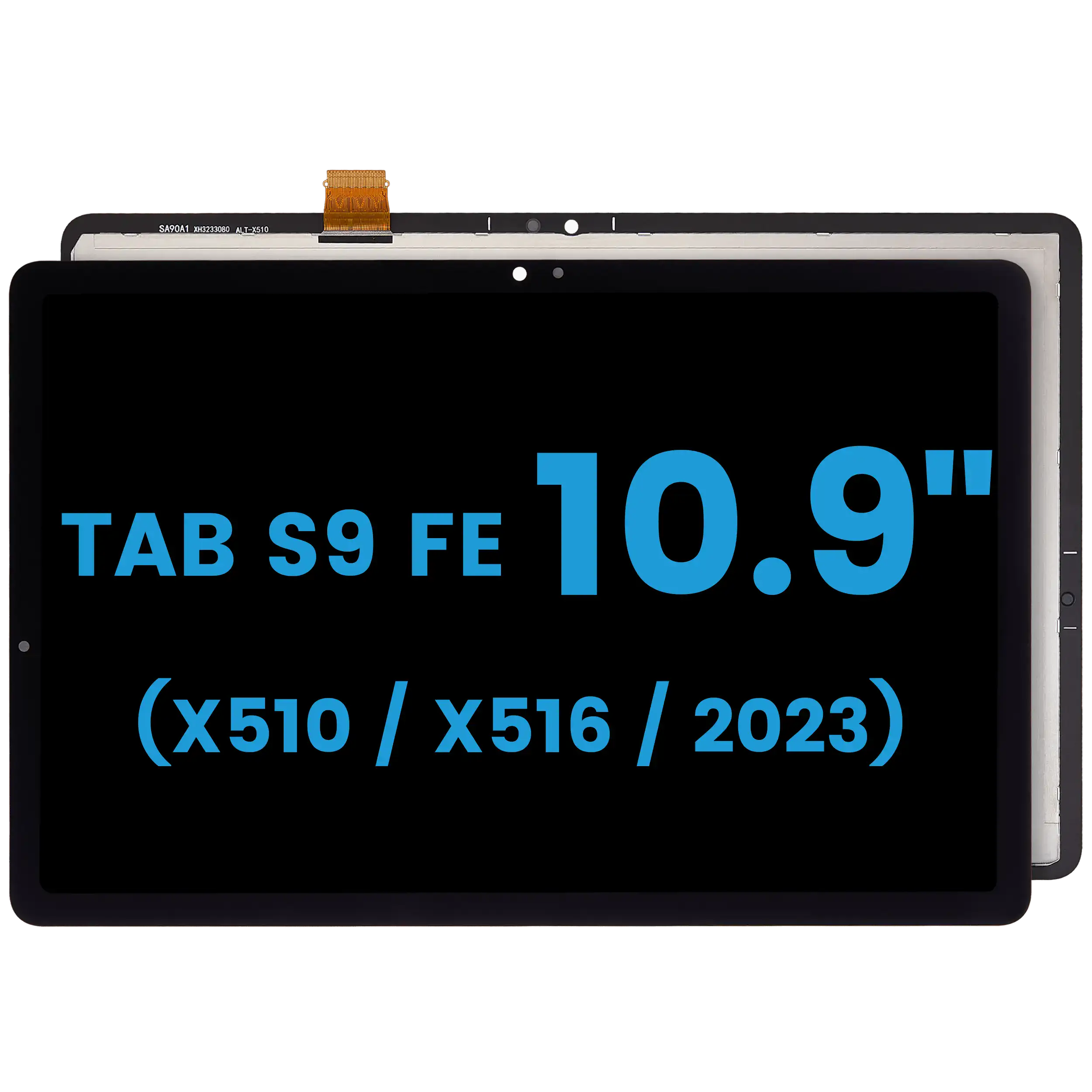 LCD Display ohne Rahmen für Samsung Galaxy Tab S9 FE 10.9" (X510 / X516 ) (2023) (Service Pack) – Bild 5