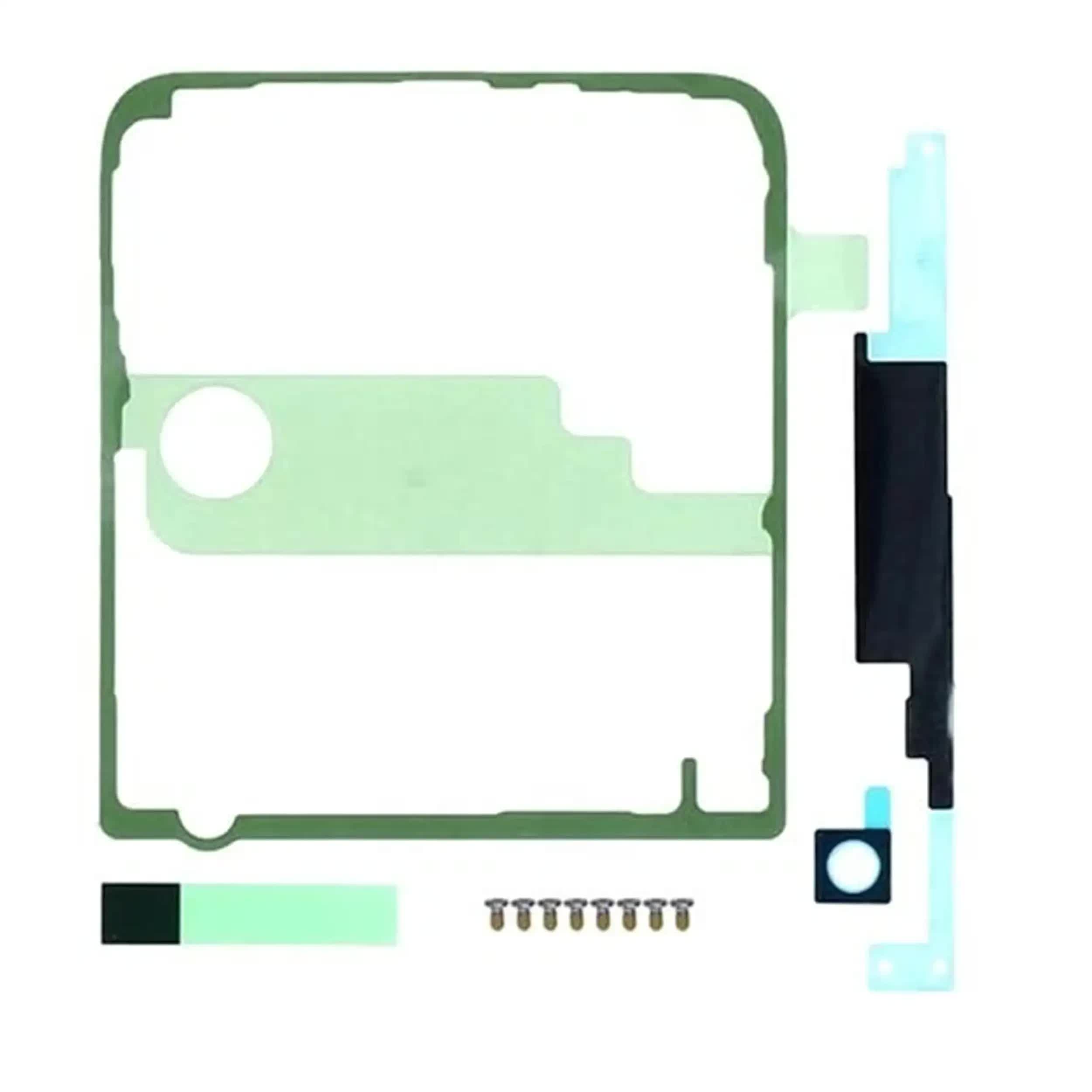 Top Outer Display Klebefolie mit Re-Work Set für Samsung Galaxy Z Flip 4 (Service Pack)