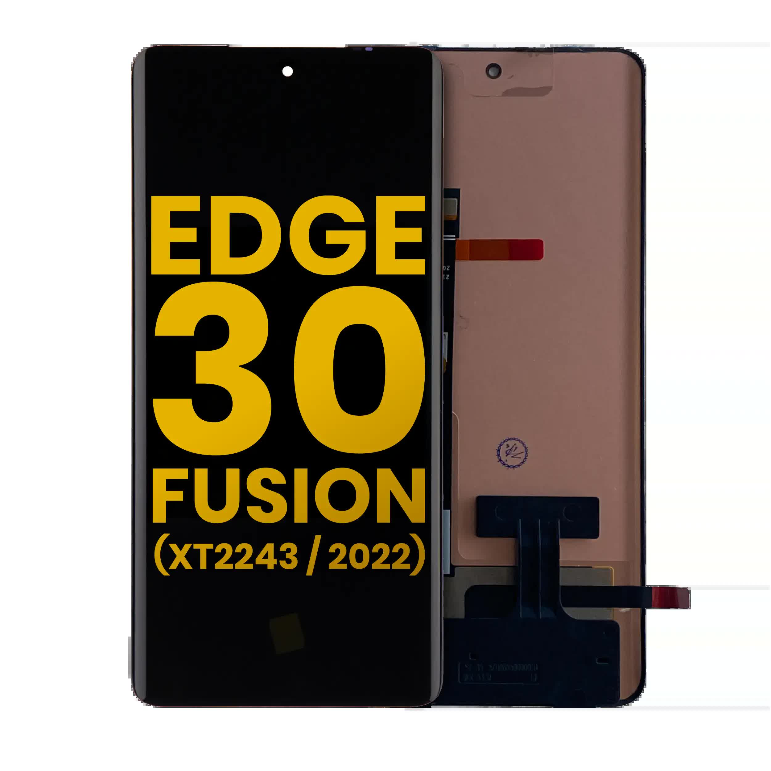 OLED Display ohne Rahmen für Motorola Edge 30 Fusion (XT2243 / 2022) (professionell aufgearbeitet)