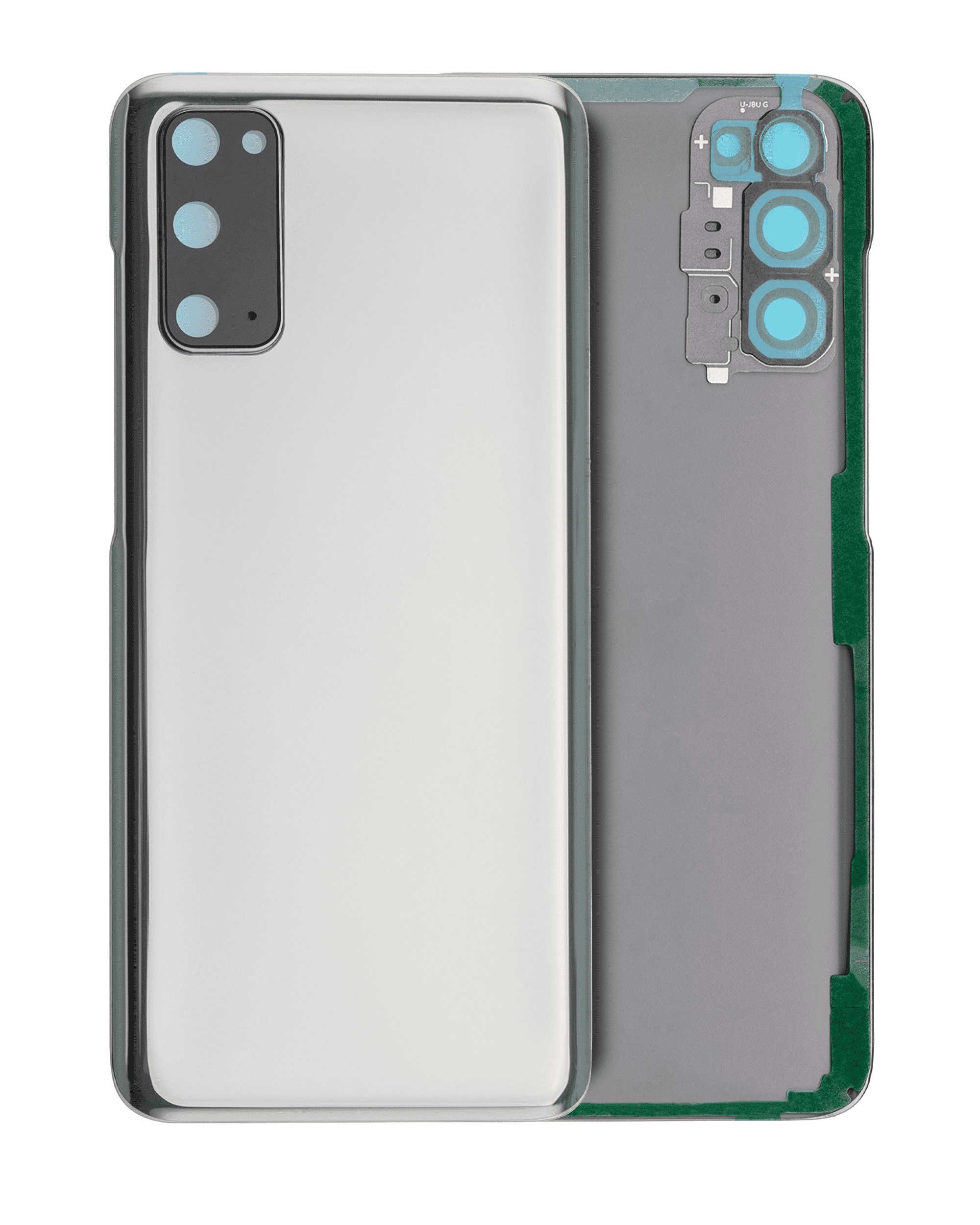 Rückdeckelglas mit Kameraglas für Samsung Galaxy S20 5G (Service Pack) (Cloud White) – Bild 2