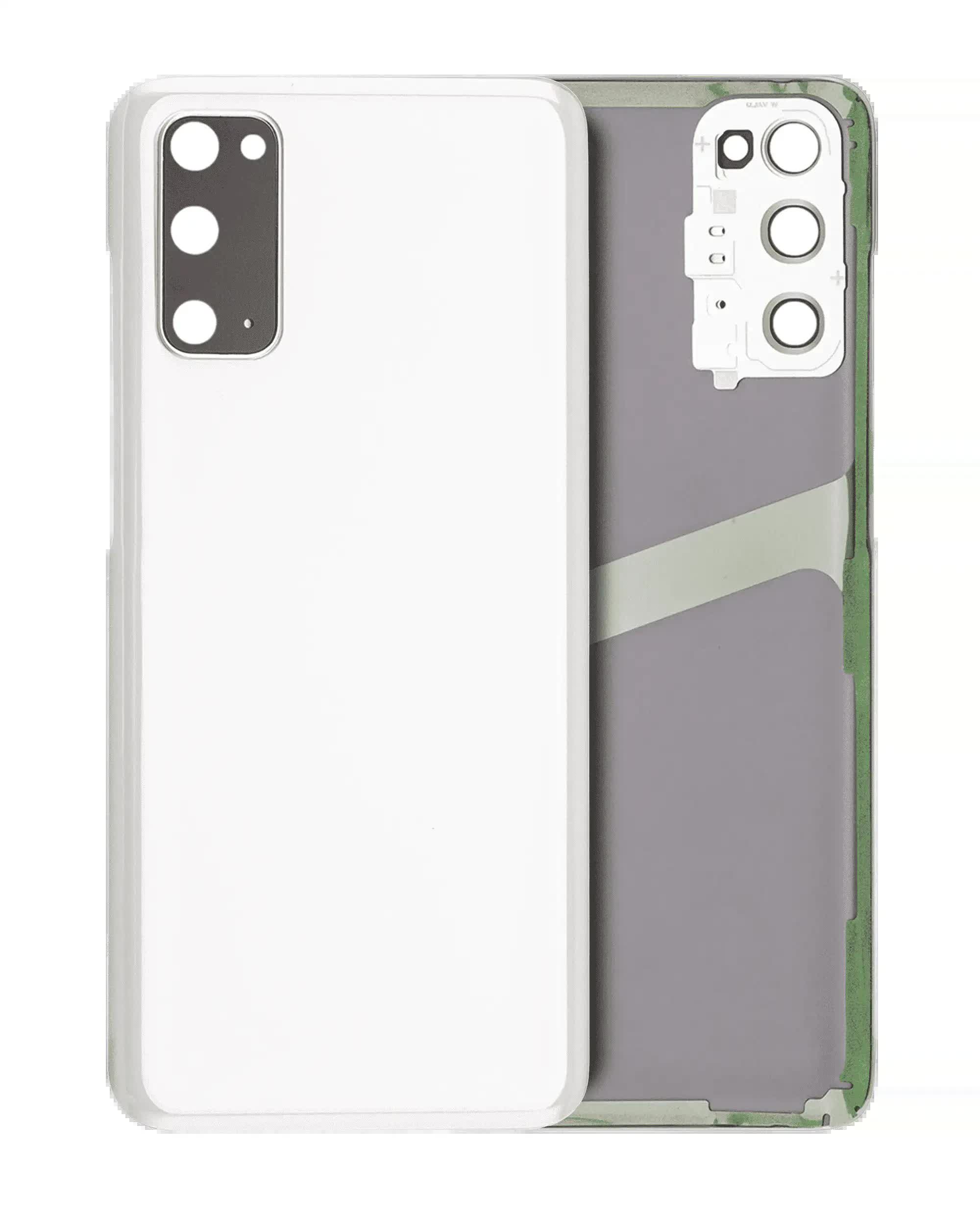 Rückdeckelglas mit Kameraglas für Samsung Galaxy S20 5G (Service Pack) (Cloud White)