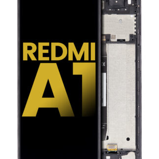 LCD Display mit Rahmen für Xiaomi Redmi A1 / Xiaomi Redmi A1+ / Redmi A2 / Redmi A2+ / Poco C51 (professionell aufgearbeitet)