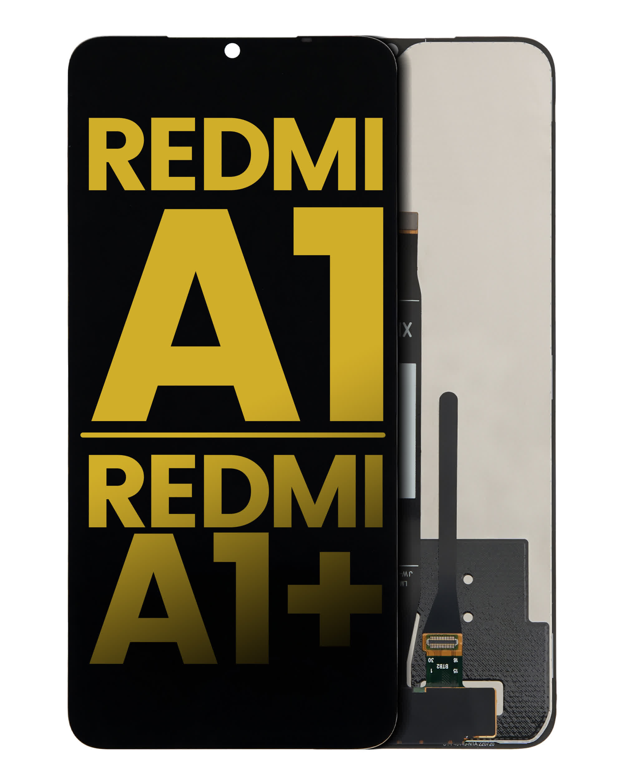LCD Display ohne Rahmen für Xiaomi Redmi A1 / Xiaomi Redmi A1+ / Redmi A2 / Redmi A2+ / Poco C51 (professionell aufgearbeitet)