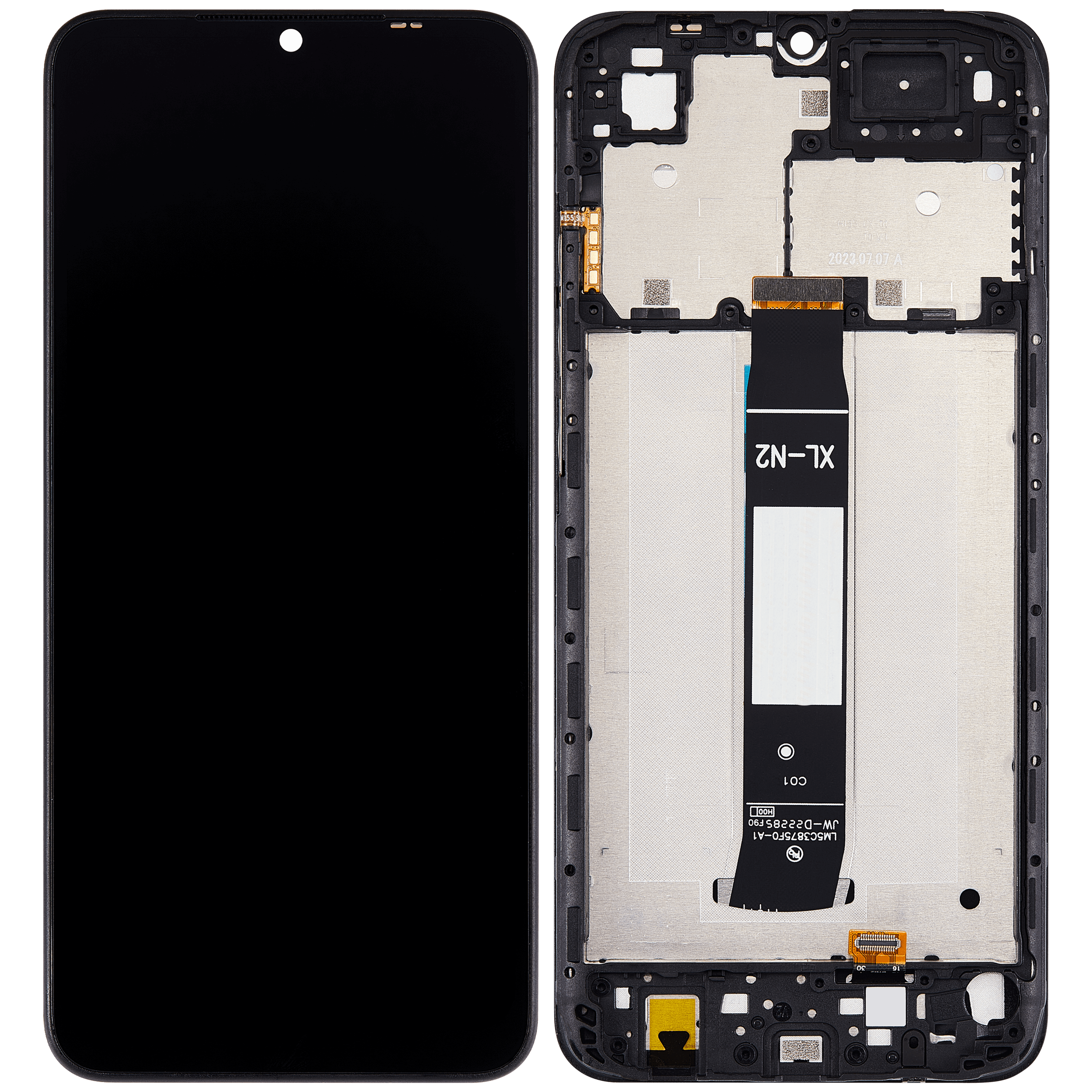 LCD Display mit Rahmen für Xiaomi Redmi A1 / Xiaomi Redmi A1+ / Redmi A2 / Redmi A2+ (Aftermarket Plus) – Bild 2