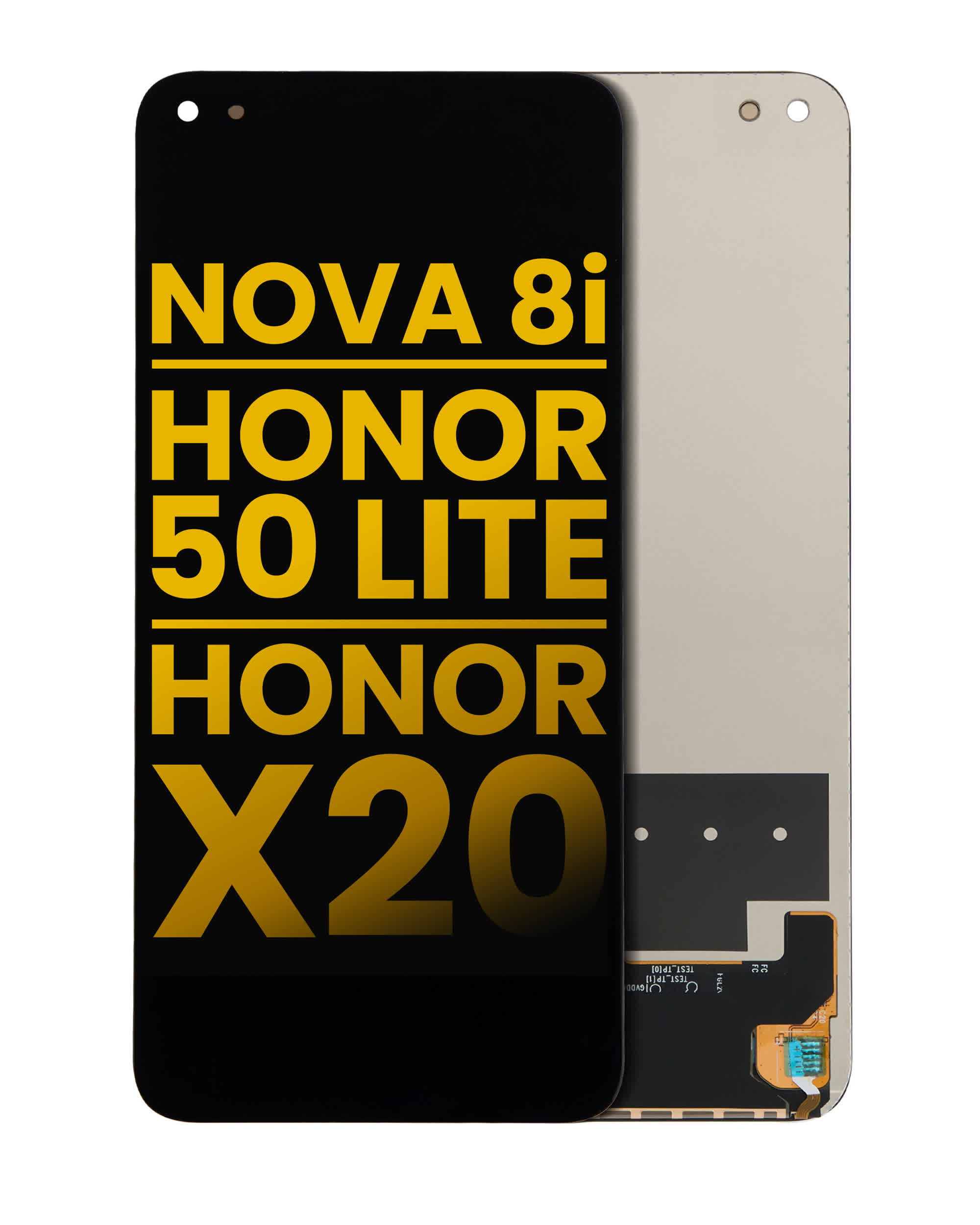 LCD Display ohne Rahmen für Huawei Nova 8i / Honor 50 Lite / Honor X20 (professionell aufgearbeitet)