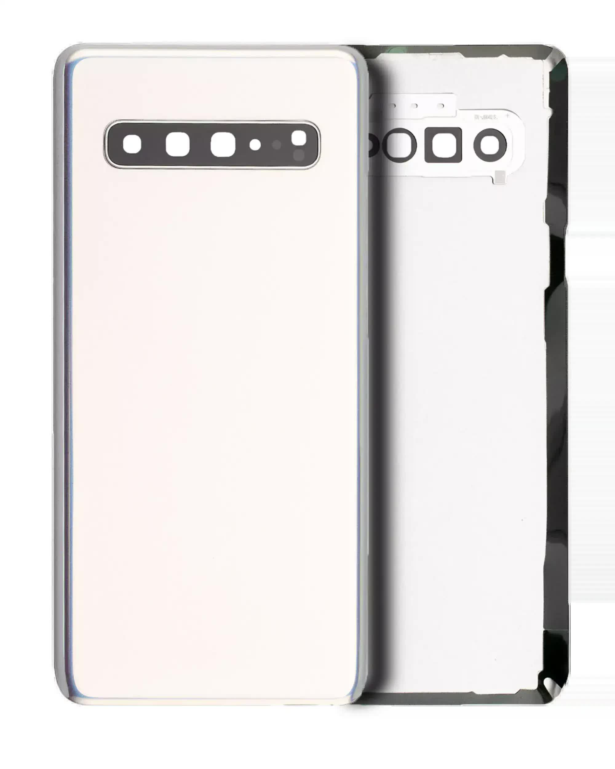 Rückdeckelglas mit Kameraglas für Samsung Galaxy S10 5G (Service Pack) (Crown Silver)