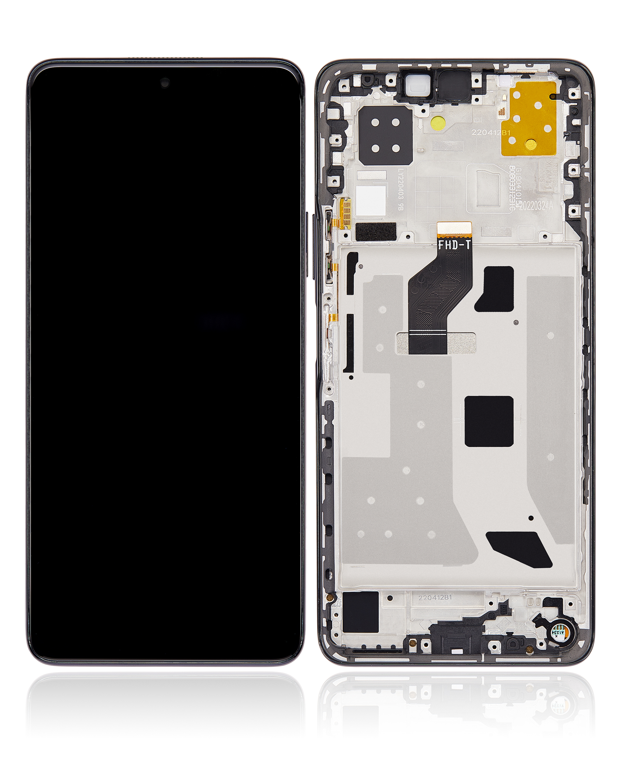 LCD Display mit Rahmen für Huawei Nova 9 SE (professionell aufgearbeitet) (Midnight Black (Schwarz)) – Bild 2